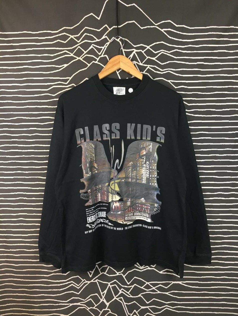 Japanese Brand Class Kid's Japanese Streetwear Long Sleeve Tee Size US L / EU 52-54 / 3 - 2 Thumbnail