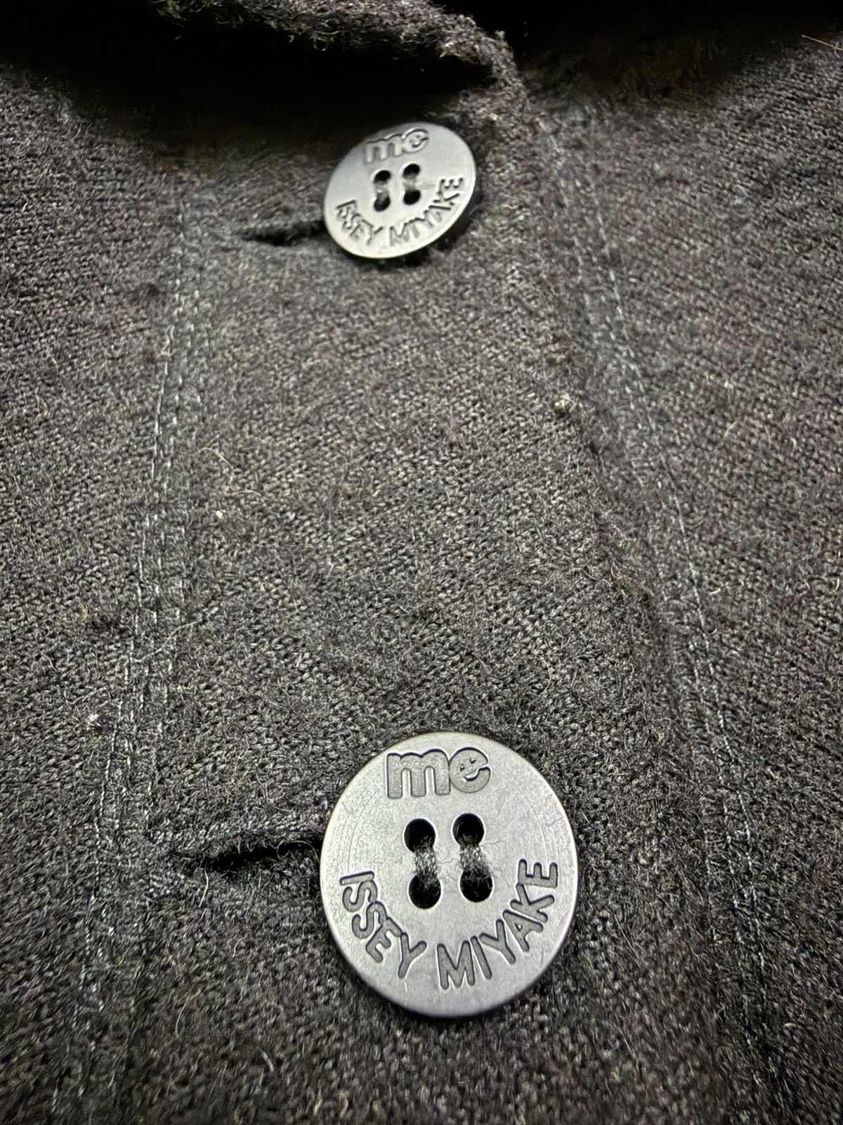 Issey Miyake me Issey Miyake Mohair Button Up Cropped Jacket Size M / US 6-8 / IT 42-44 - 7 Thumbnail