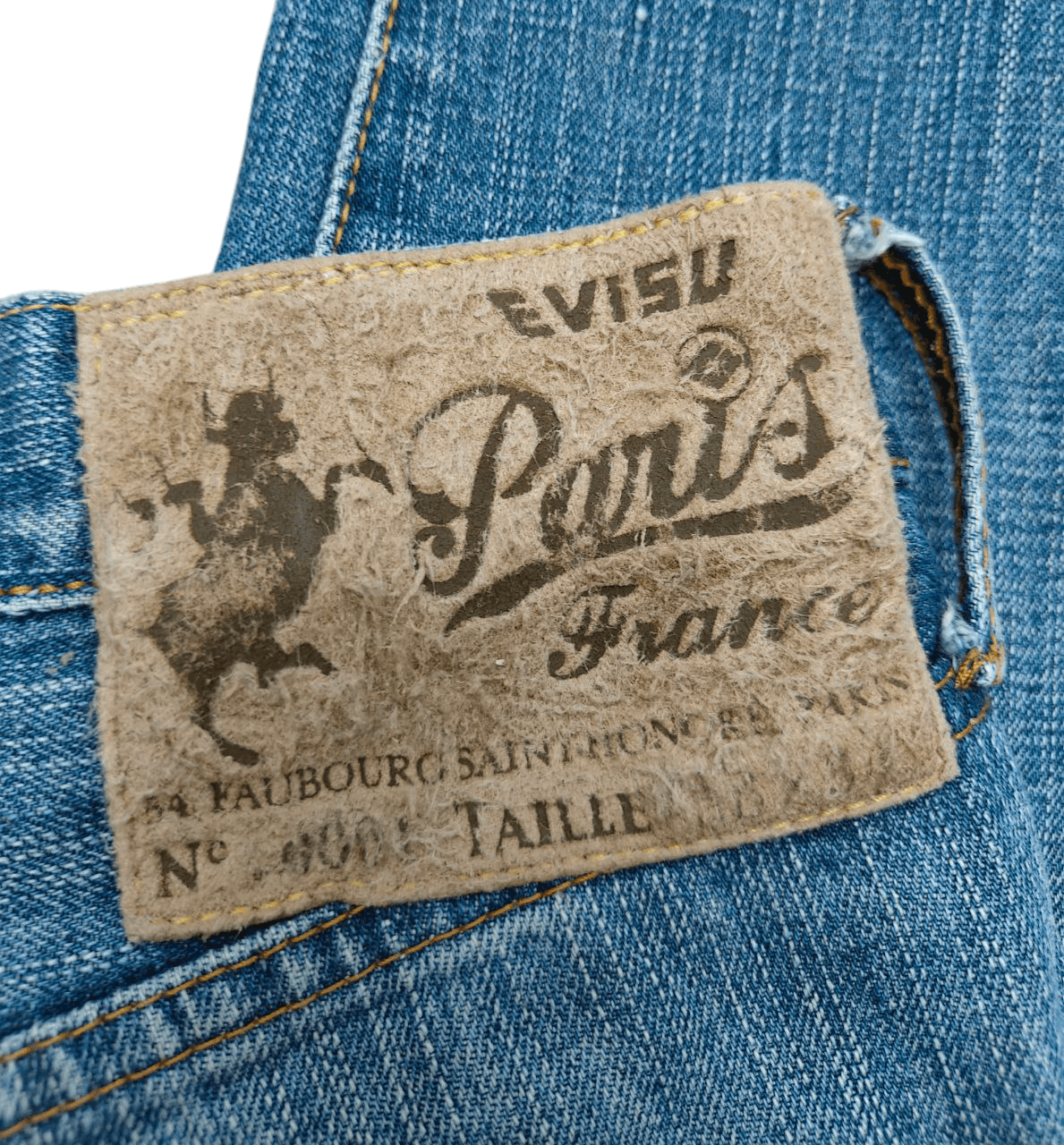 Evisu Evisu Paris France Lightwash Selvedge Denim Size US 37 - 10 Thumbnail