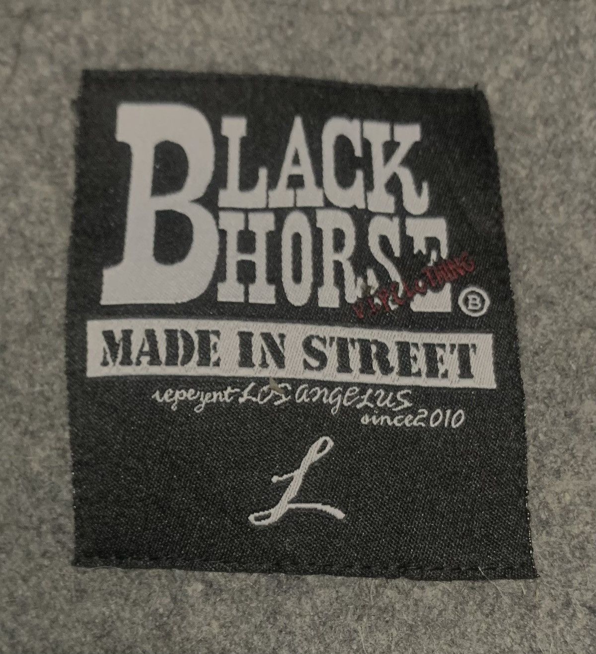 If Six Was Nine Japanese Brand Black Horse Wool Bomber Jacket Size US L / EU 52-54 / 3 - 9 Thumbnail
