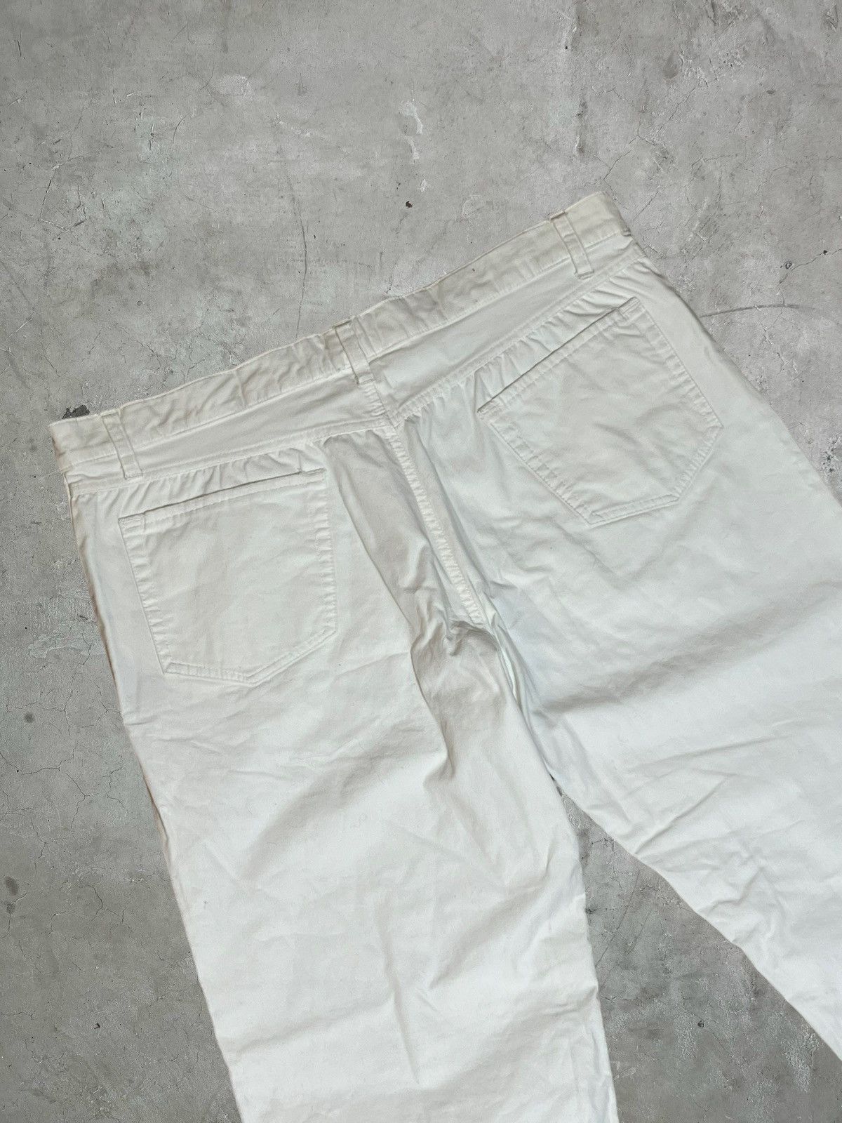 Raf Simons SS/02 Raf Simons Runway White Slit Pants Size US 32 / EU 48 - 8 Thumbnail