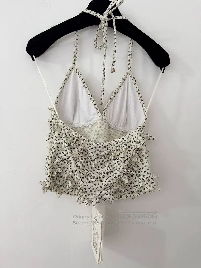 Chanel Chanel Beach series white full print double C suspender ve Size XS / US 0-2 / IT 36-38 - 2 Thumbnail