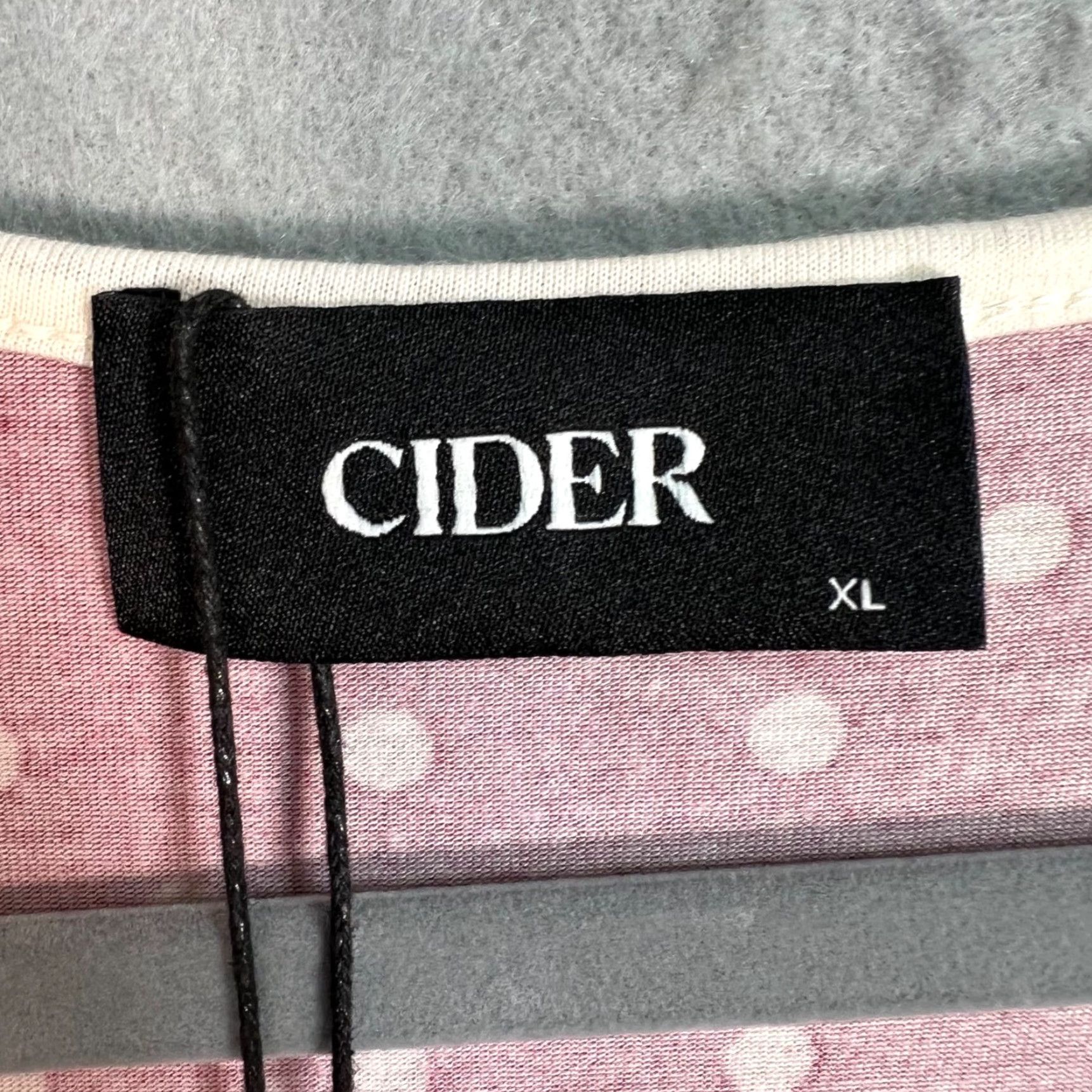 Cider Cider Womens Dress Red XL Polka Dot Polyester Spandex Blend NEW! Size XL / US 12-14 / IT 48-50 - 3 Thumbnail
