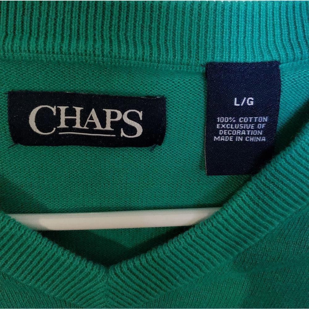 Chaps CT1045a Chaps Mens Teal Sweater L/G Size US S / EU 44-46 / 1 - 2 Thumbnail
