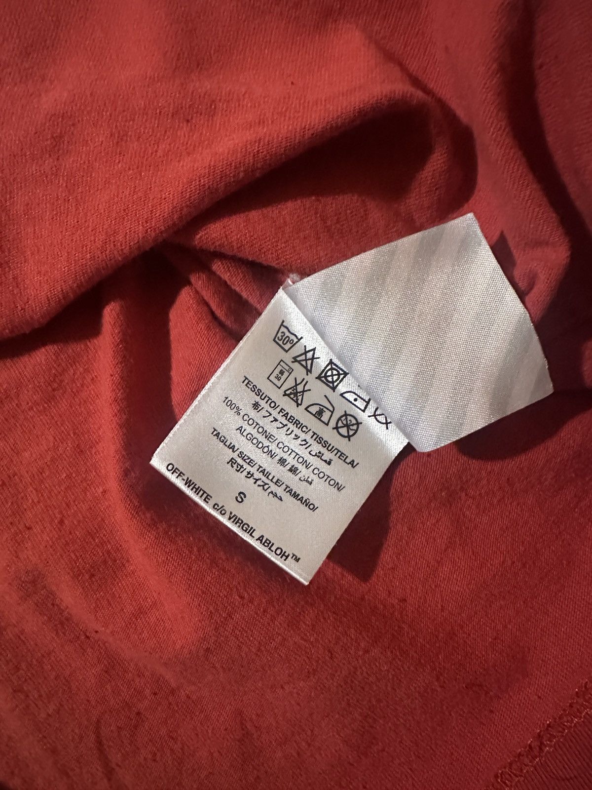 Off-White Off-White brushed diagonal tee Size US S / EU 44-46 / 1 - 5 Thumbnail