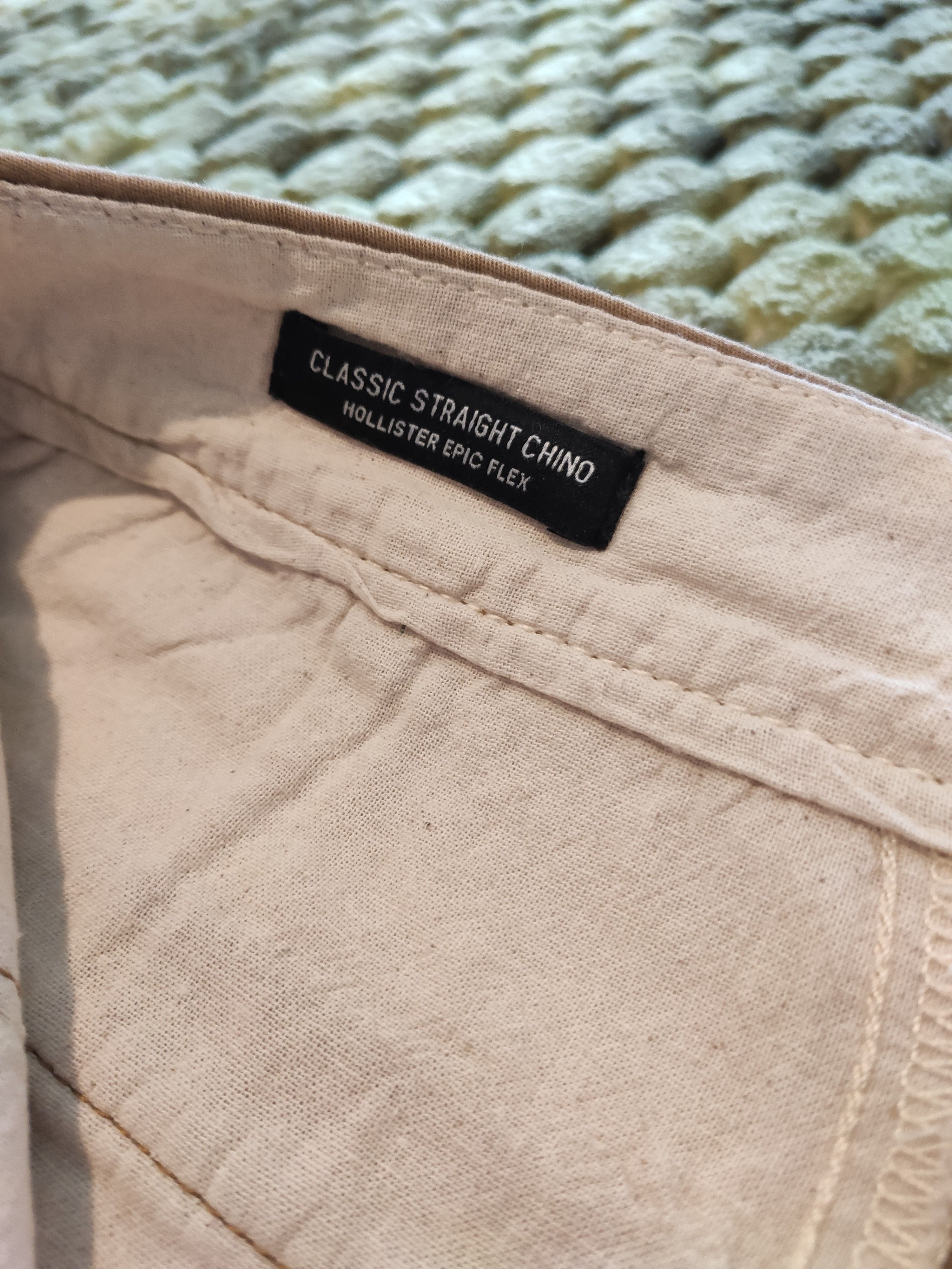 Hollister Hollister autentico. Uomo straight chino kaki 30W 32L Size US 26 / EU 42 - 7 Thumbnail