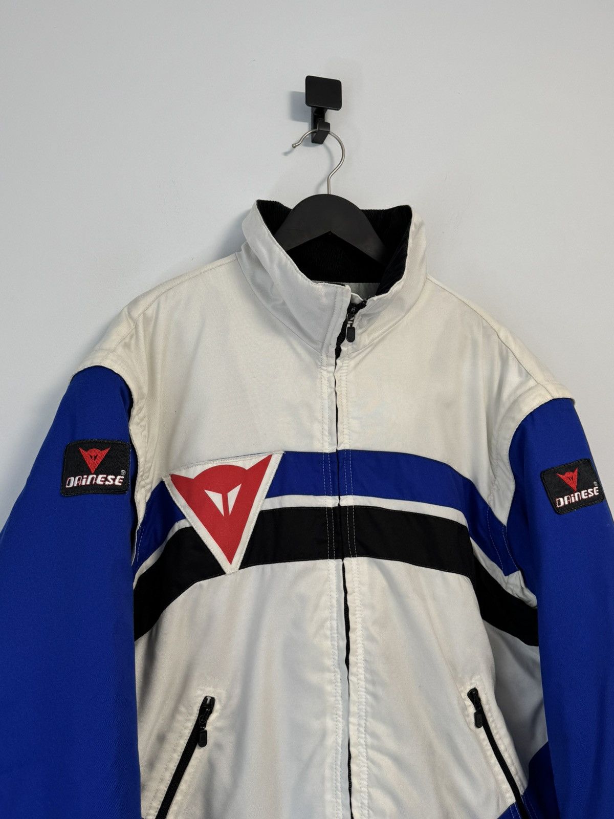 Dainese Vintage Dainese Vest Jacket Blue Full Zip Moto Racing Size US XL / EU 56 / 4 - 2 Thumbnail