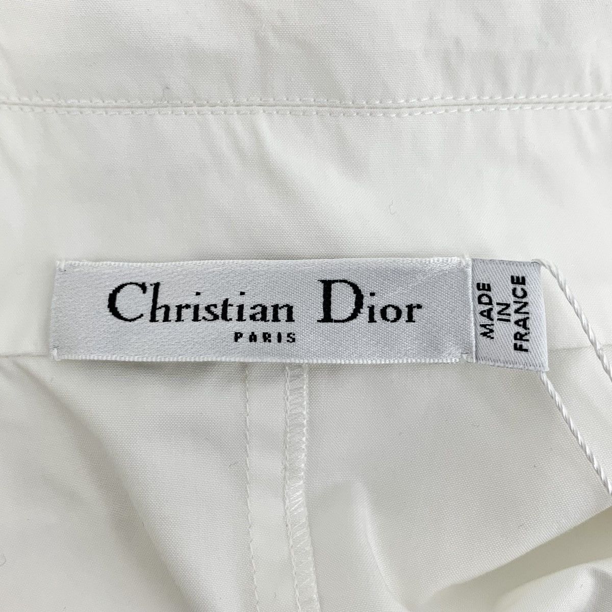 Dior Dior Logo Sequin Embroidered Lapel Long Sleeve Dress K26WX Size XXS / US 00 / IT 34 - 5 Thumbnail