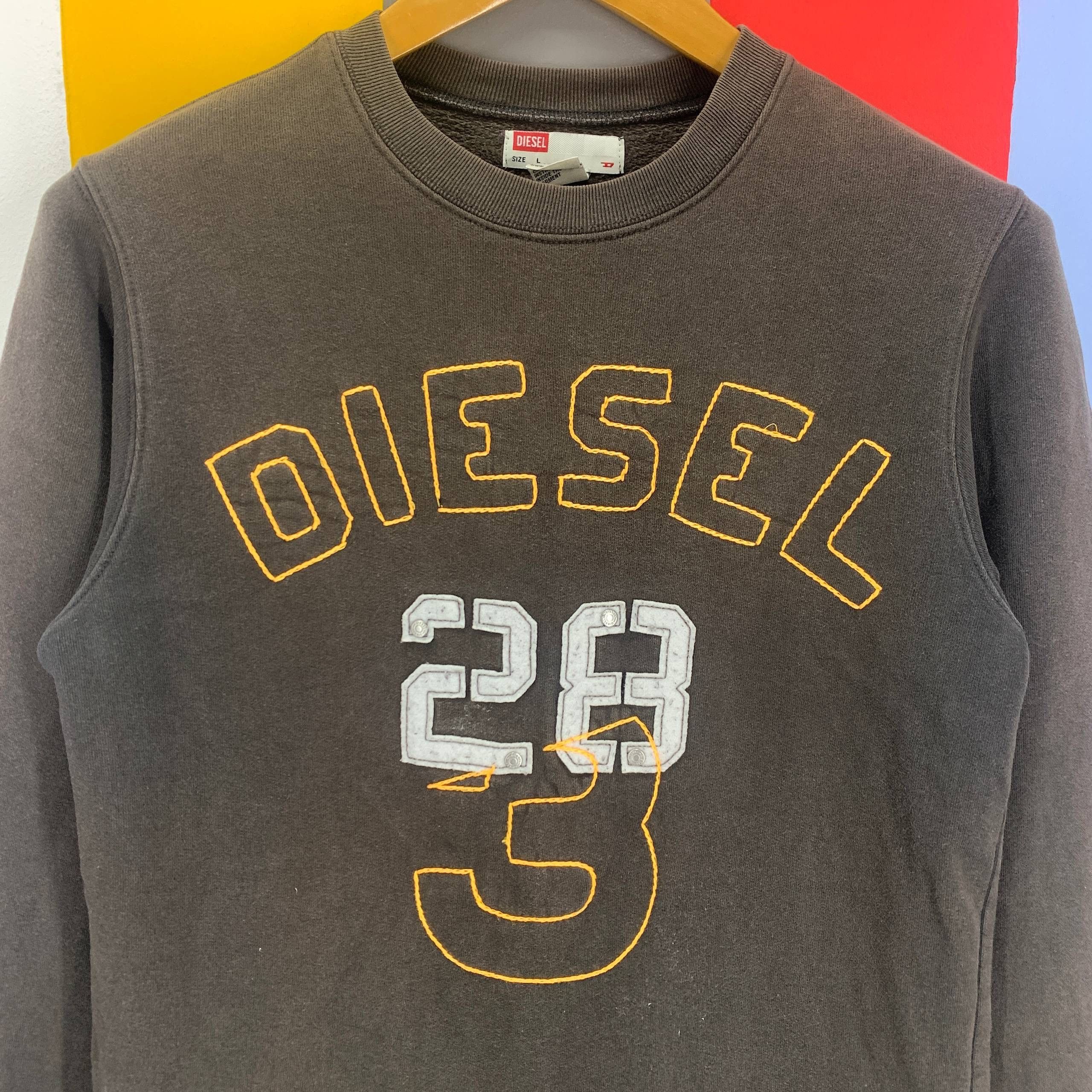 Diesel DIESEL Crew Neck Sweatshirt #2597/X Size L / US 10 / IT 46 - 2 Thumbnail