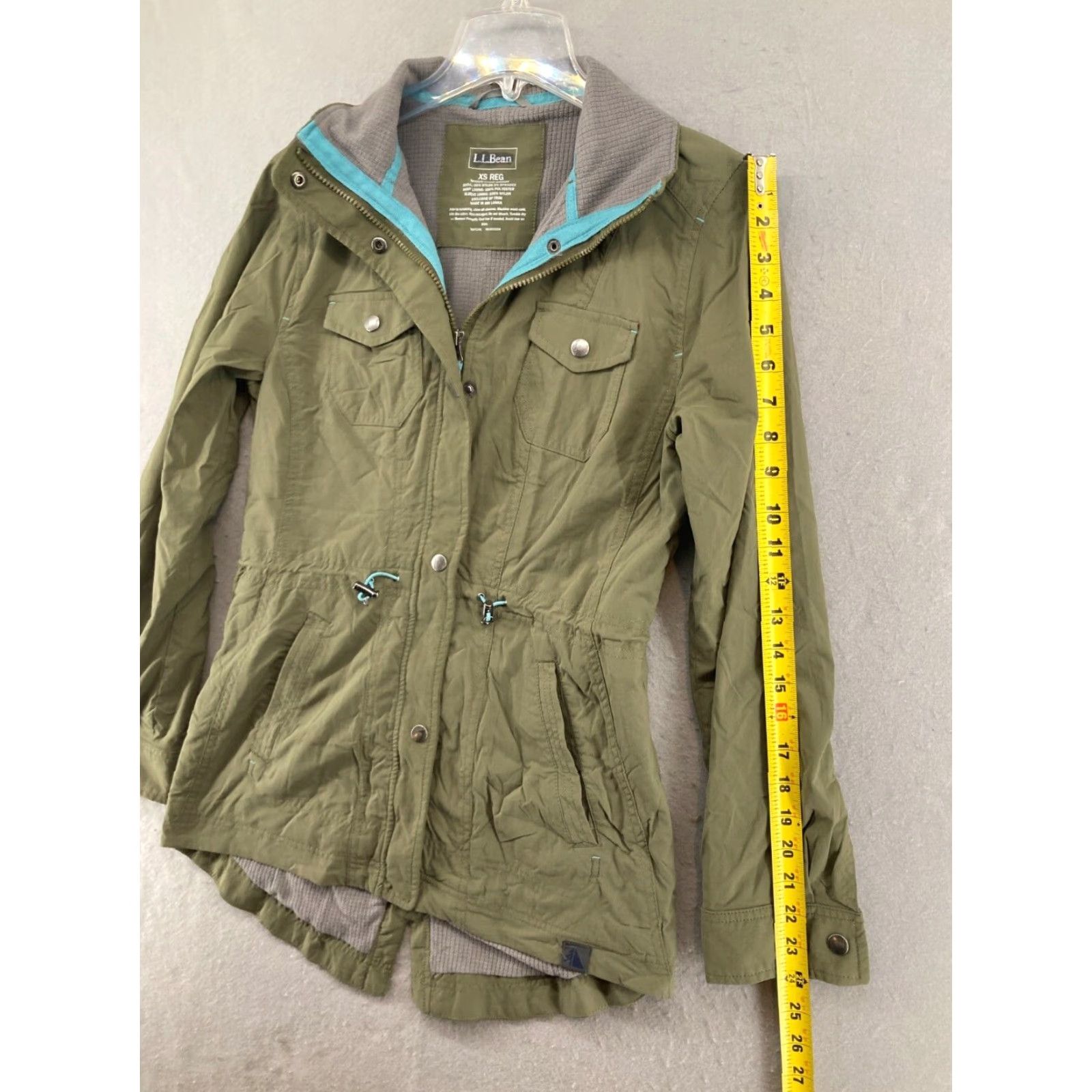 Vintage VINTAGE LL Bean Womens Jacket XS Green Thermal Lined Outdoor Hiking Jacket Reg XS Green LL Bean Womens Jacket Green Thermal Lined Outdoor Hiking Size XS / US 0-2 / IT 36-38 - 4 Thumbnail