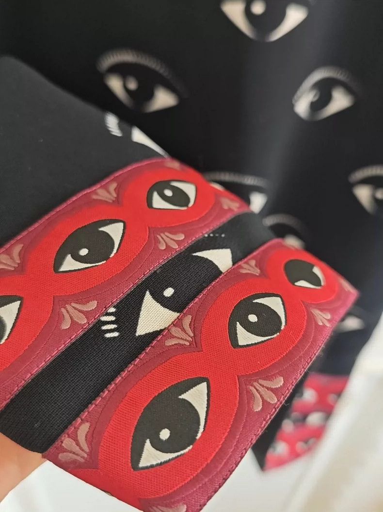 Kenzo KENZO A dress with a black eye print Size XS / US 0-2 / IT 36-38 - 3 Thumbnail