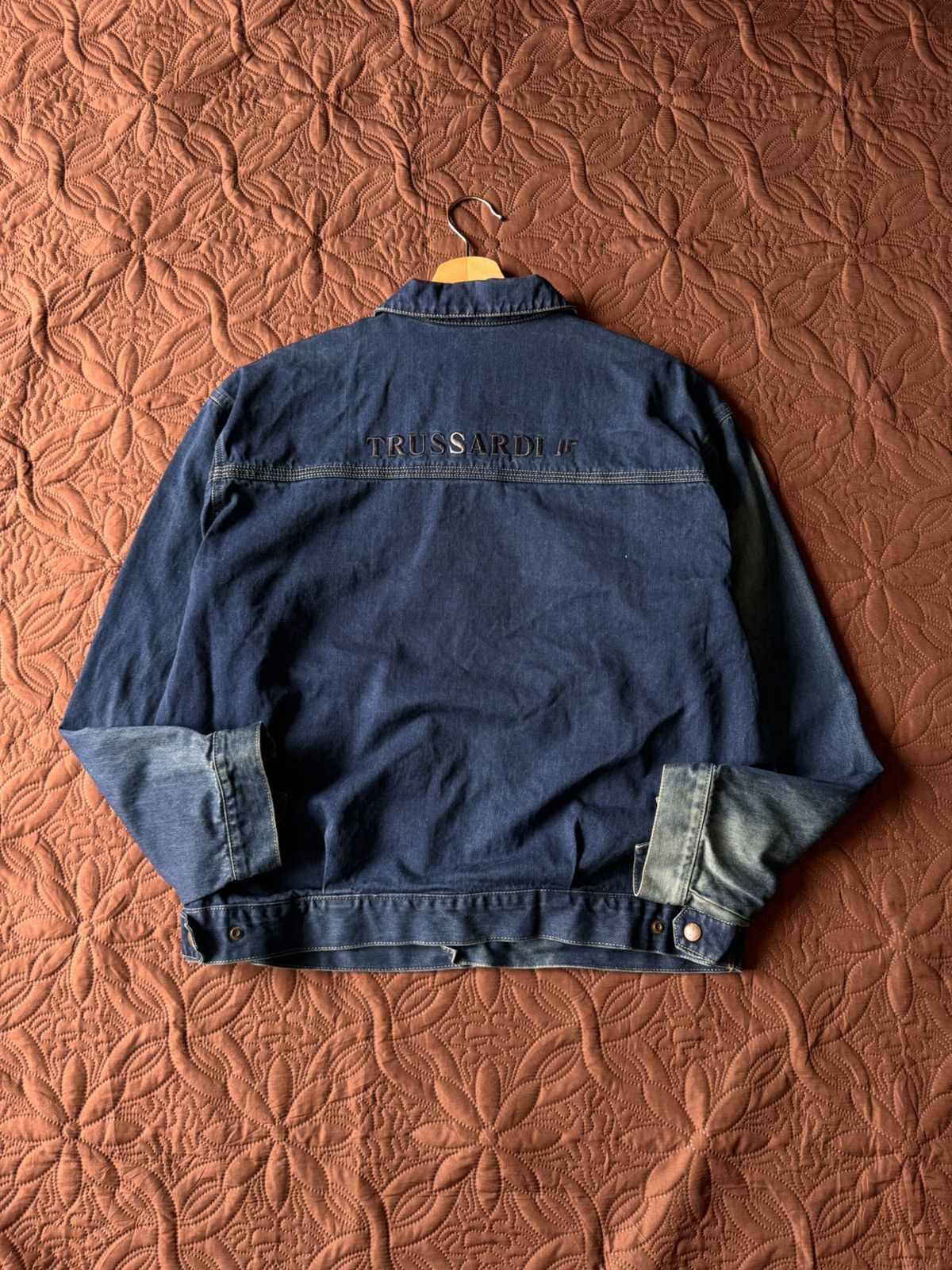 Trussardi Vintage trusardi denim jacket Dual Pointed Flap Pockets Size US M / EU 48-50 / 2 - 16 Thumbnail