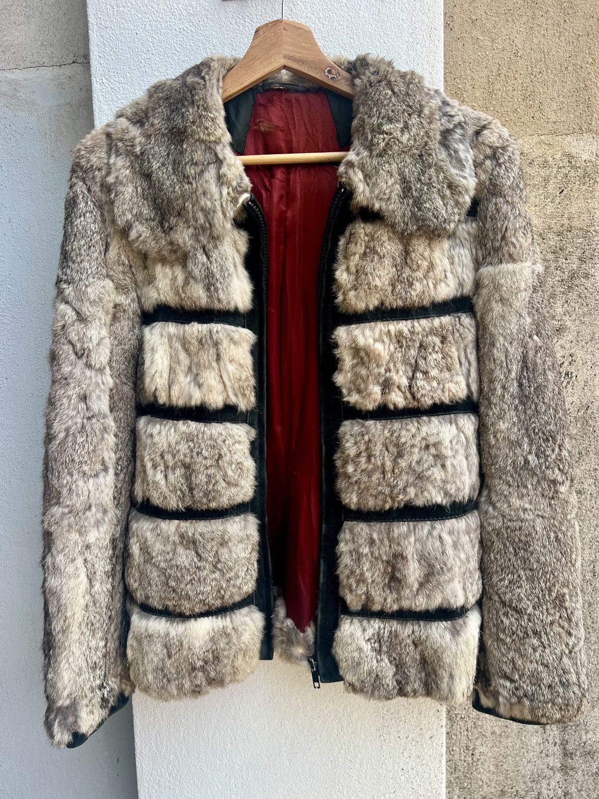 Genuine Leather Vintage Real Leather Fur Jacket Size M / US 6-8 / IT 42-44 - 11 Thumbnail