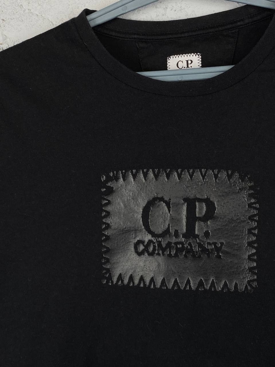 C.P. Company Vintage C.P. Company Logo Black T Shirt Size US L / EU 52-54 / 3 - 4 Thumbnail