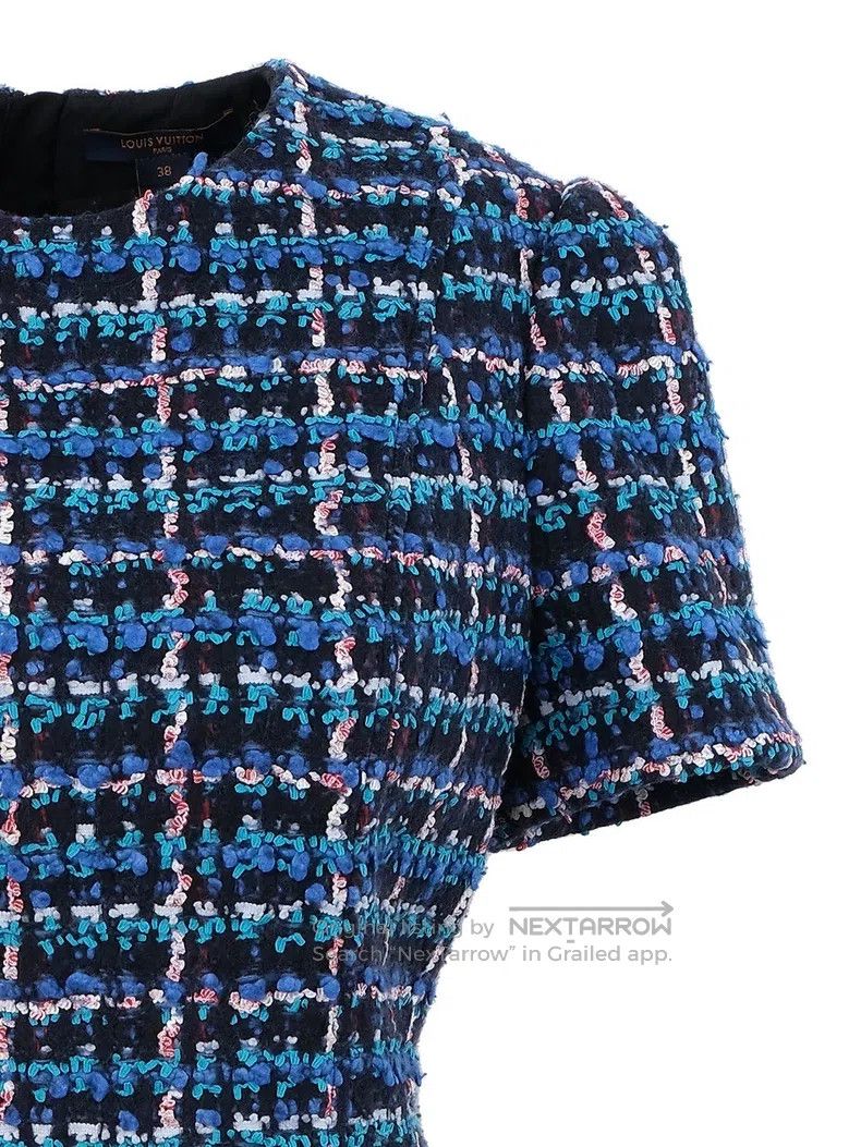 Other Louis Vuitton Plaid tweed dress Size XS / US 0-2 / IT 36-38 - 4 Thumbnail