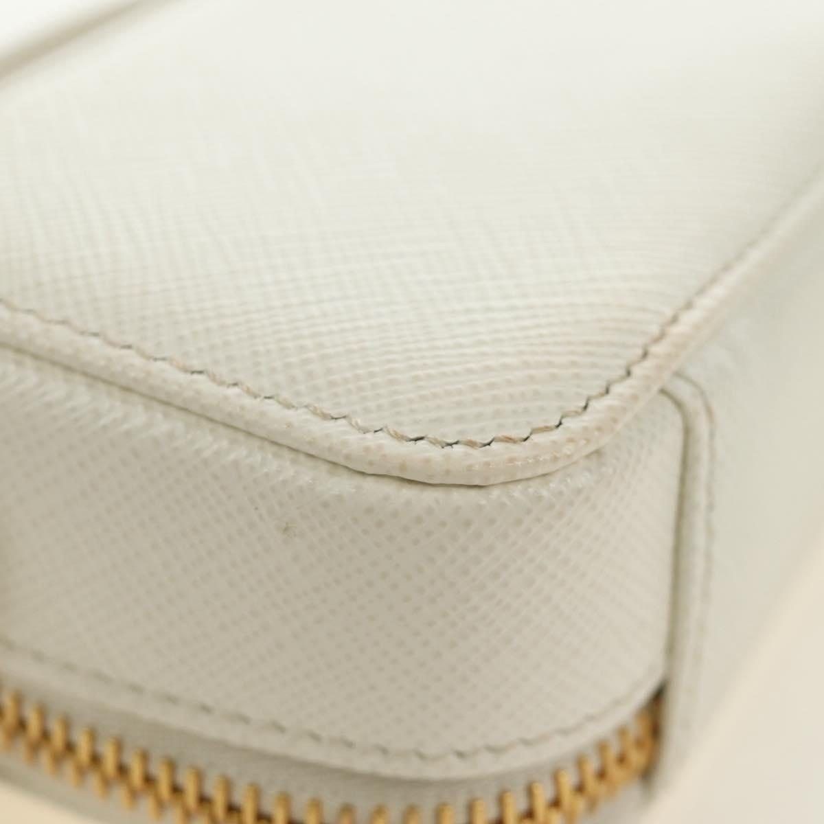 Prada Prada Leather Chain Mini Shoulder Bag White Size ONE SIZE - 7 Thumbnail