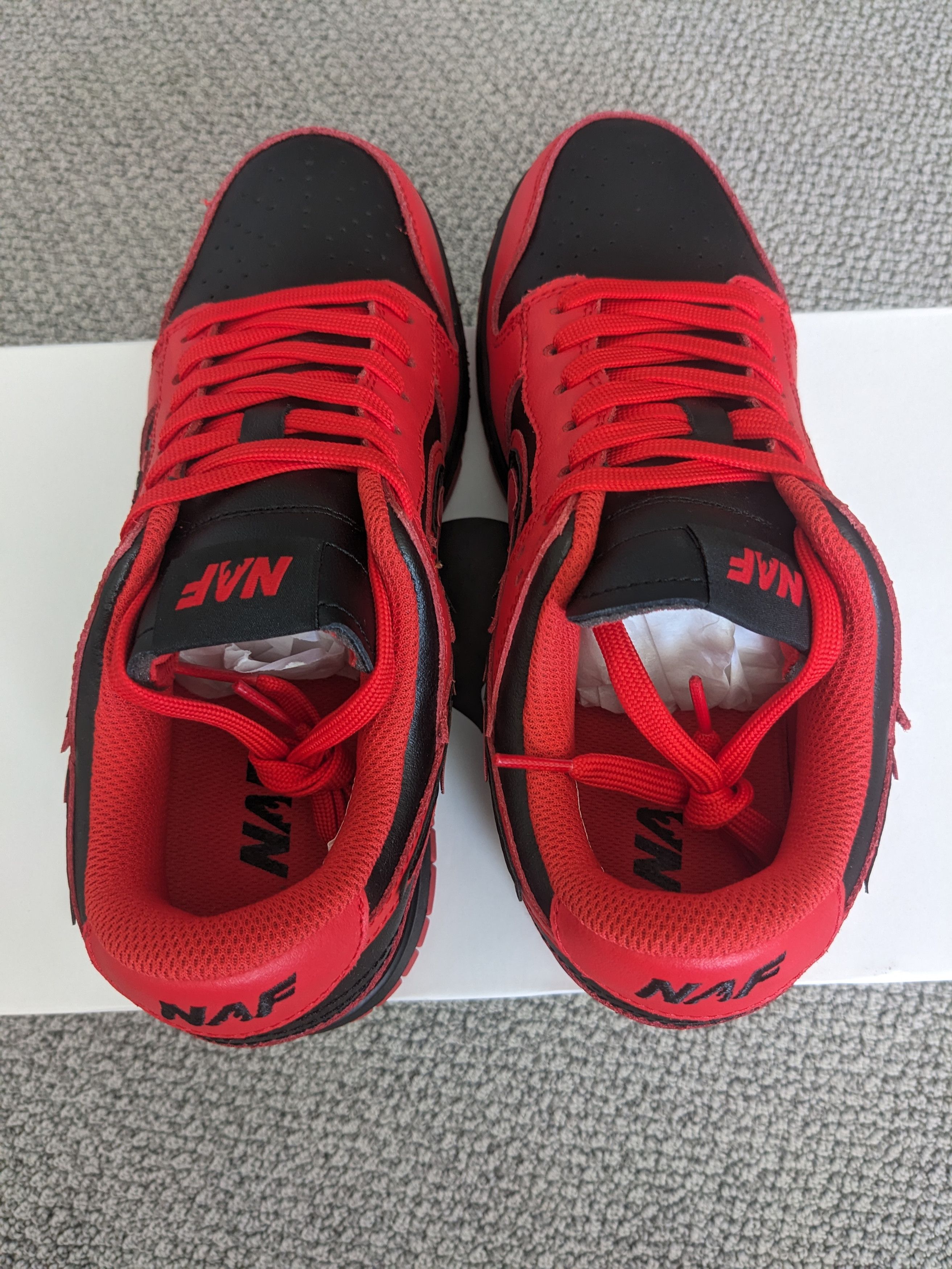 Other NAF Global Shoes In Red/Black Color Size US 8 / EU 41 - 9 Thumbnail