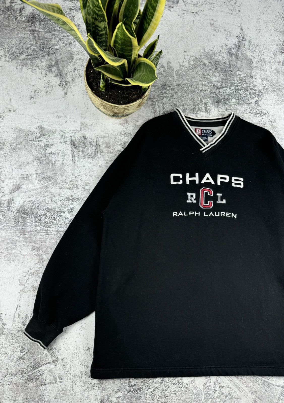 Chaps Ralph Lauren Chaps Ralph Lauren USA Relaxed 90S Big Logo Sweatshirt Hoodie Size US L / EU 52-54 / 3 - 2 Thumbnail
