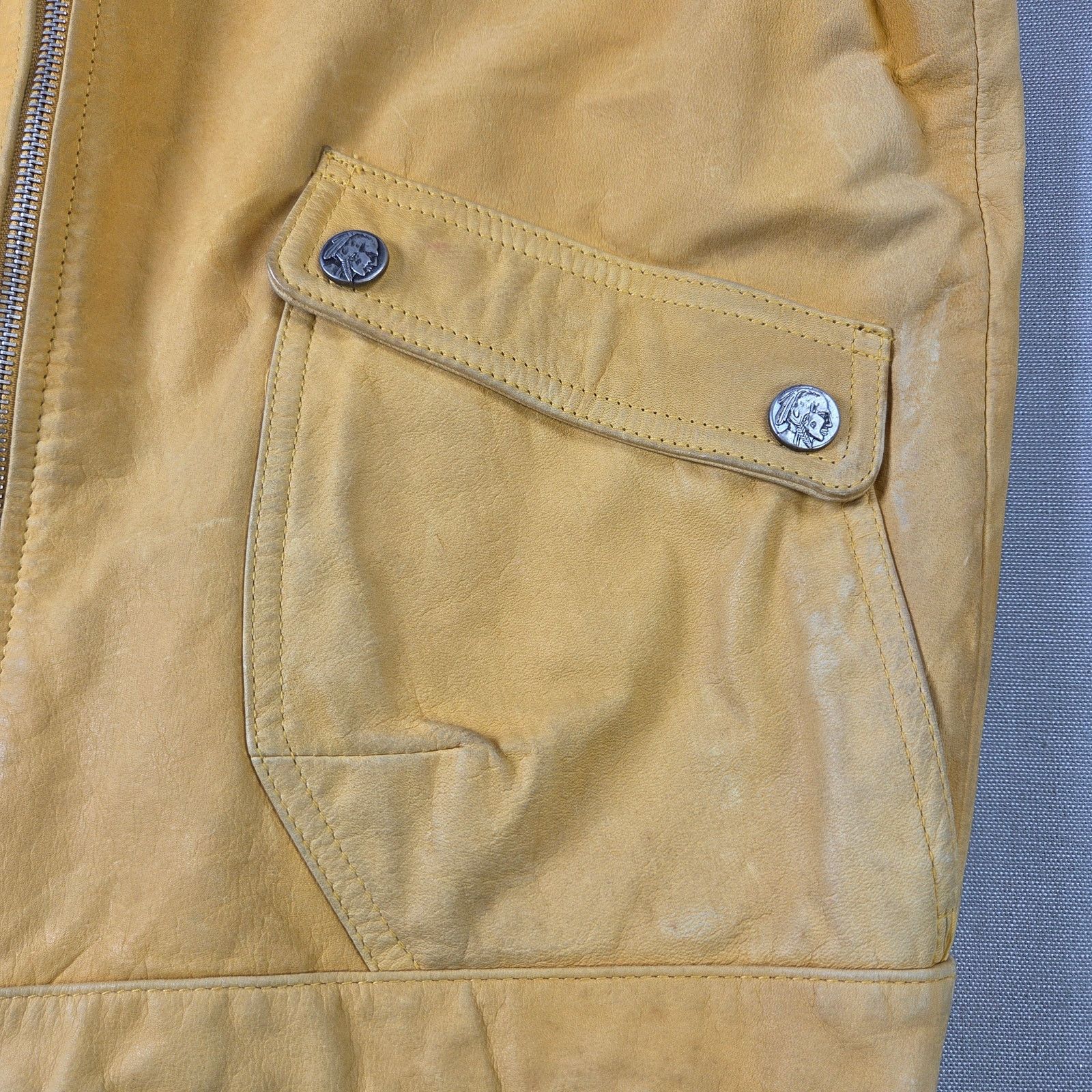 Vintage Georgetown Leather Hooded Vest Western Vintage Size US S / EU 44-46 / 1 - 12 Thumbnail