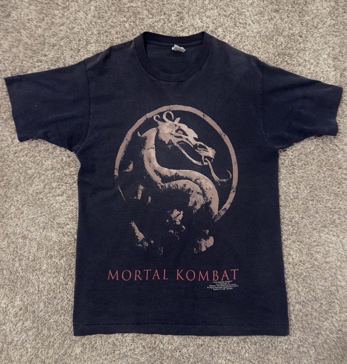 Fruit Of The Loom Mortal Kombat Promo 1995 Vintage T-Shirt Size US L / EU 52-54 / 3 - 1 Thumbnail