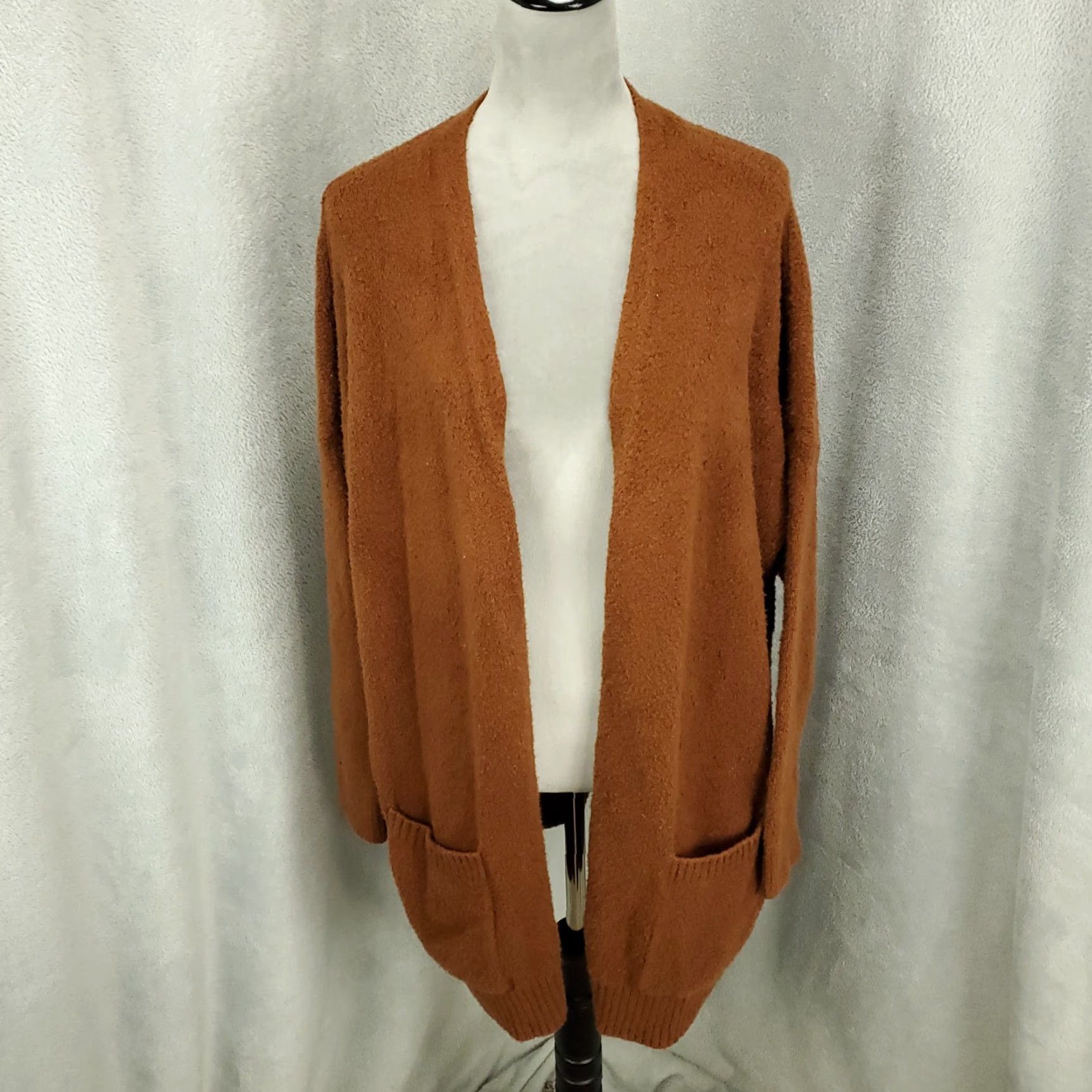 Eileen Fisher Eileen Fisher Cardigan Womens XL Brown Soft Stretchy Long Sleeve Pockets Size XL / US 12-14 / IT 48-50 - 2 Thumbnail