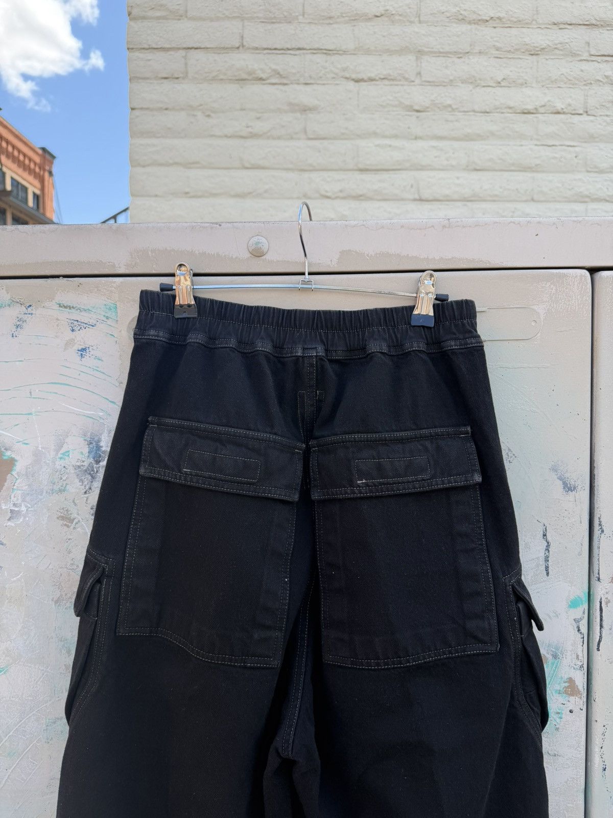 Rick Owens Rick Owens FW24 Porterville Flame Wash Cargo Bela Size US 28 / EU 44 - 10 Thumbnail