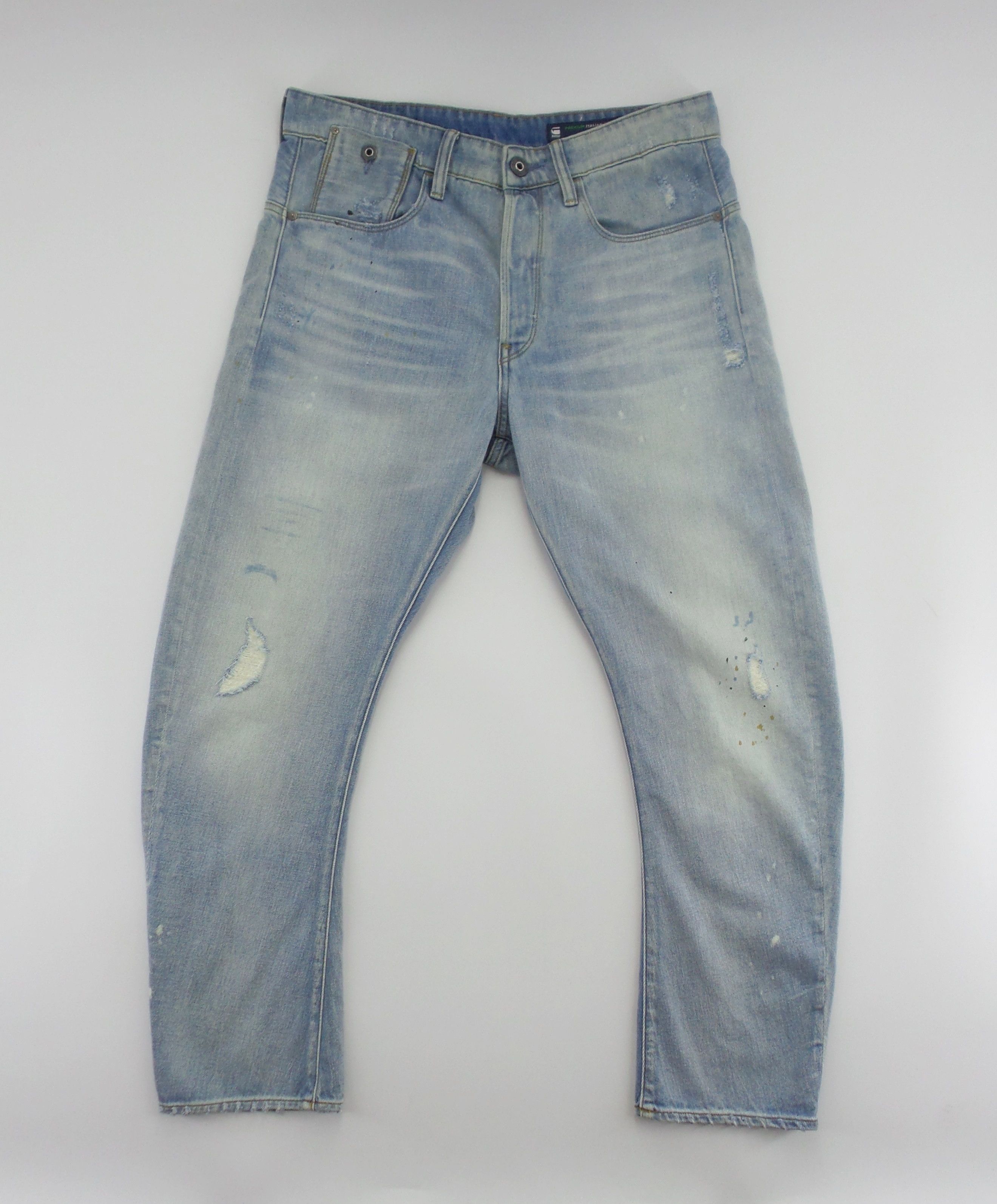 G-Star G-Star Raw Type C 3D Straight Tapered Jeans W35xL27.5 Size US 32 / EU 48 - 1 Thumbnail