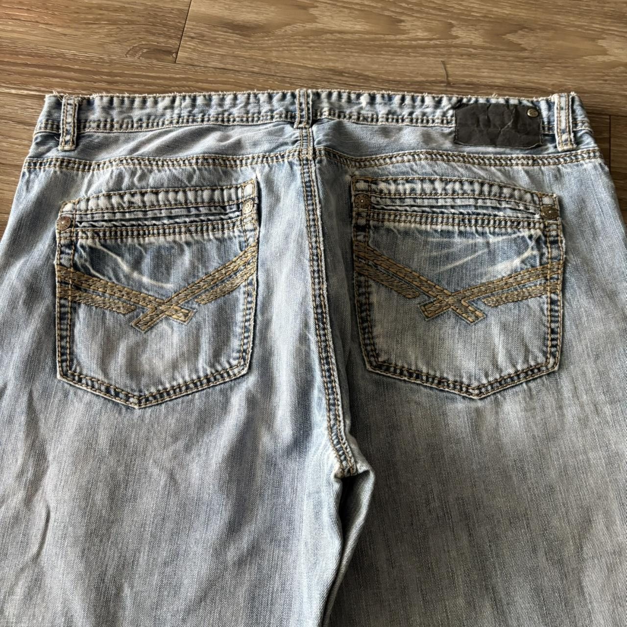 Vintage Crazy Vintage Y2K/2000s Grunge Light Wash Skater Streetwear Denim Jeans! 38x31 Size US 38 / EU 54 - 7 Thumbnail