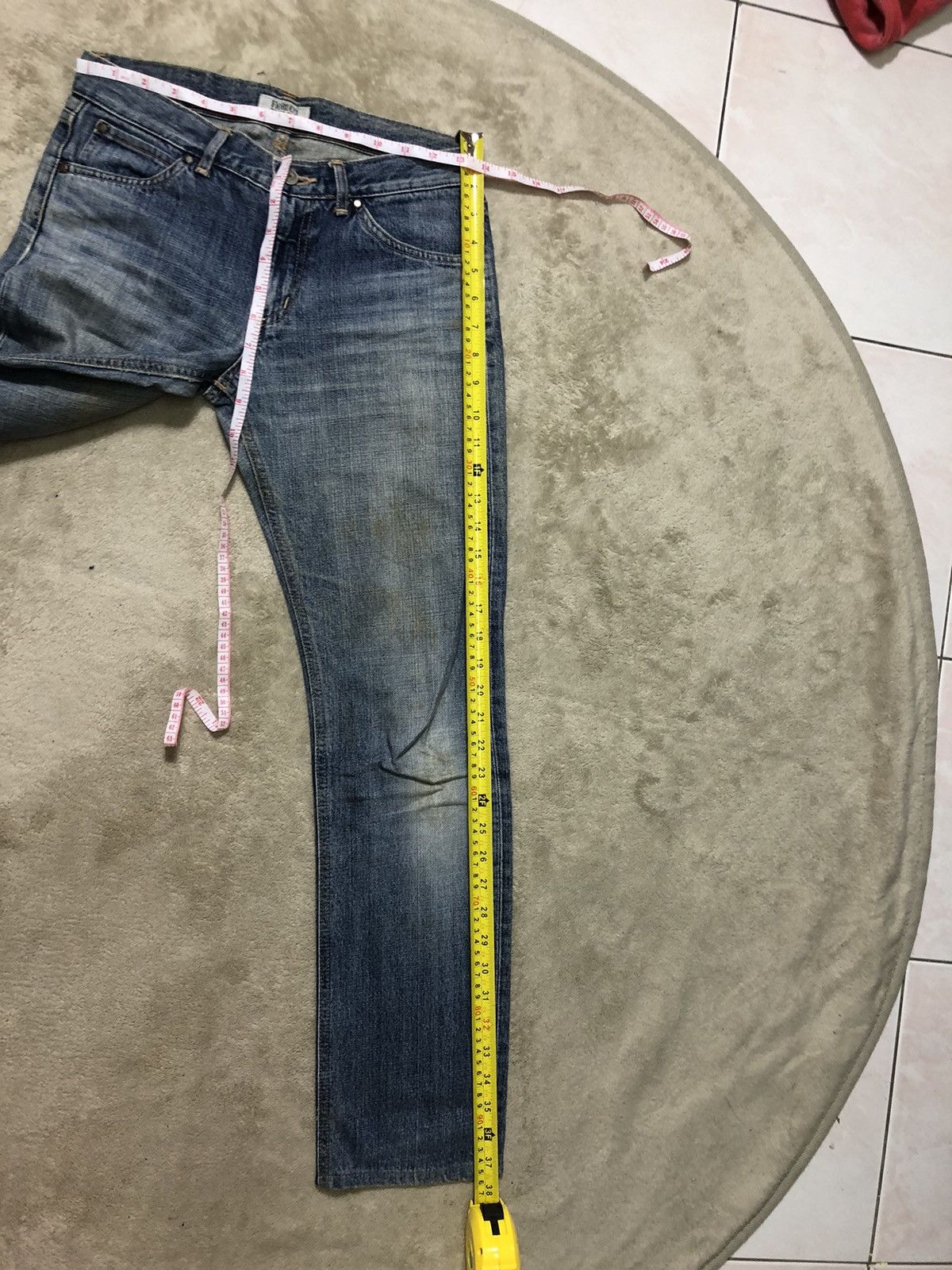 Fiorucci × Vintage Vintage Fiorucci Distressed Denim Straight Cut Made In Japan Size US 28 / EU 44 - 18 Thumbnail