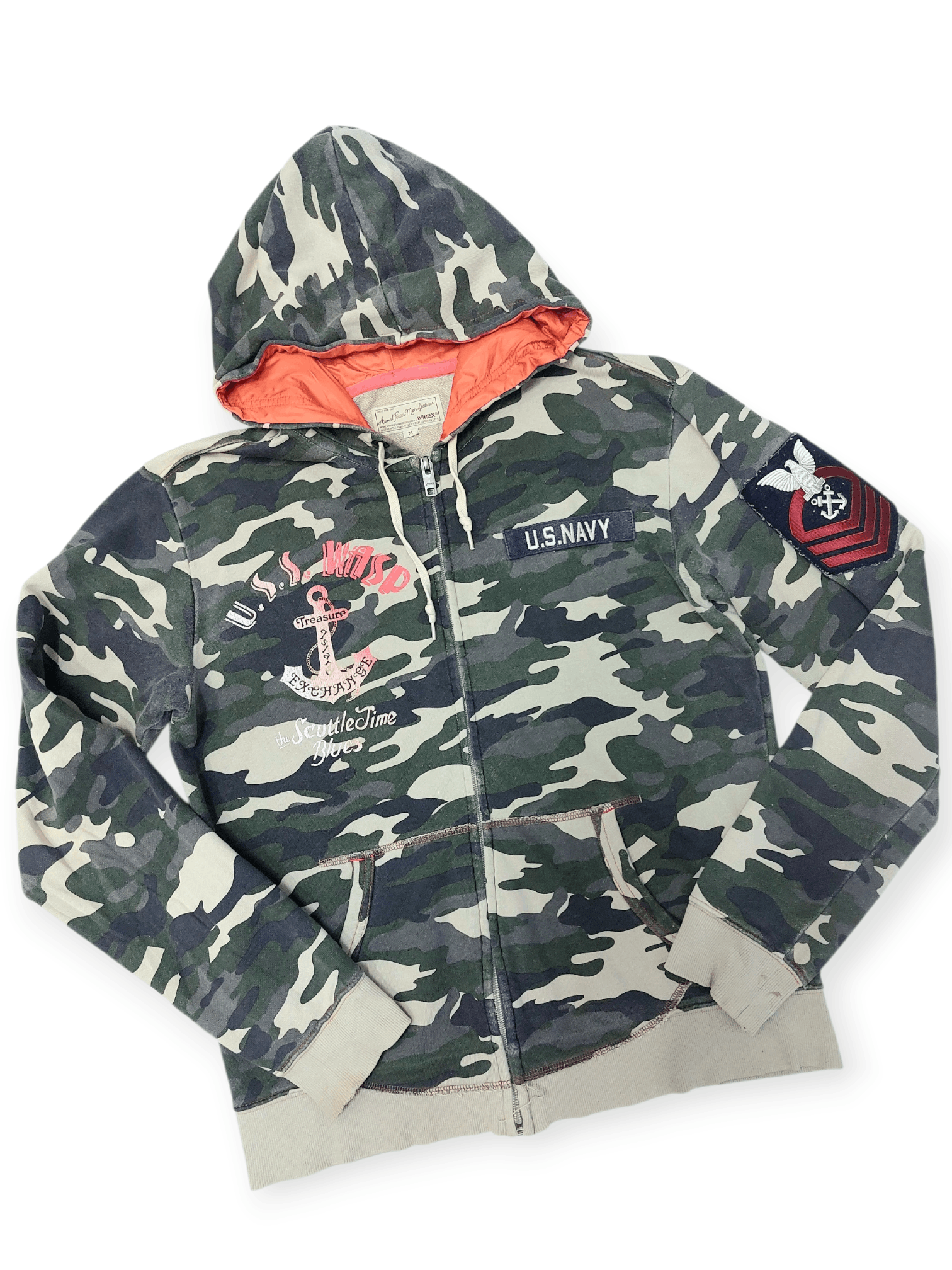 Avirex Avirex Military Armed Forces US Navy Hoodies Size US M / EU 48-50 / 2 - 1 Thumbnail
