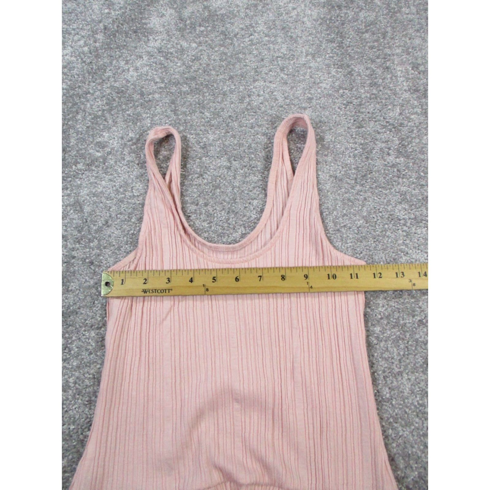 Everlane VINTAGE Everlane Dress Women Small Sleeveless Pink Knit Midi Blouson Casual Size S / US 4 / IT 40 - 5 Thumbnail