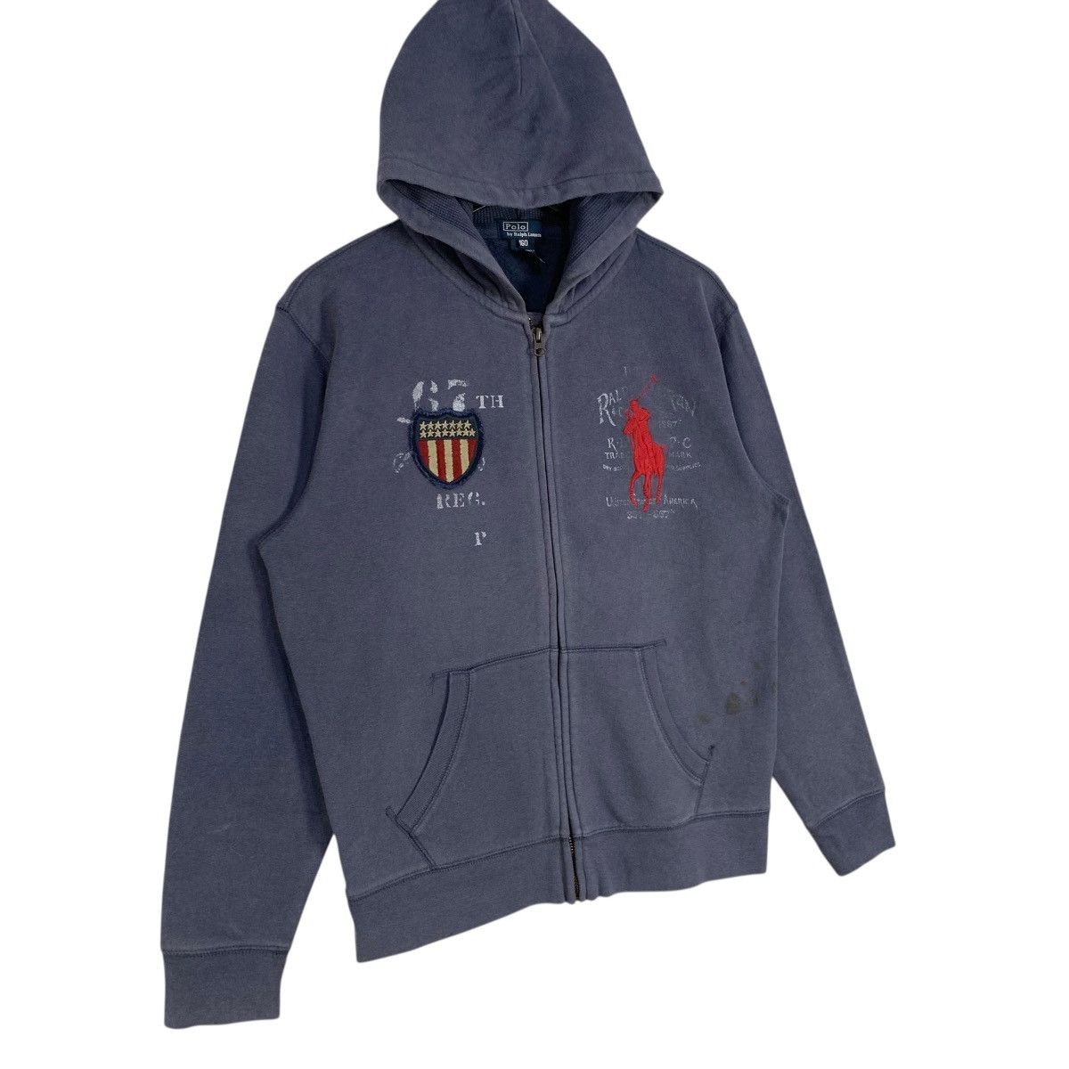 Polo Ralph Lauren Vintage Polo Ralph Lauren For Kids Sweatshirt Hoodie Size US S / EU 44-46 / 1 - 2 Thumbnail