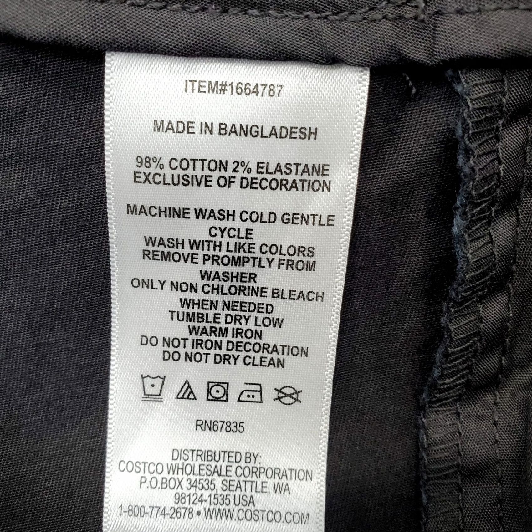 Nautica Nautica Women Chino Shorts 6 Black Twill Mid Rise Slash Pocket Stretch Size 28" / US 6 / IT 42 - 7 Thumbnail