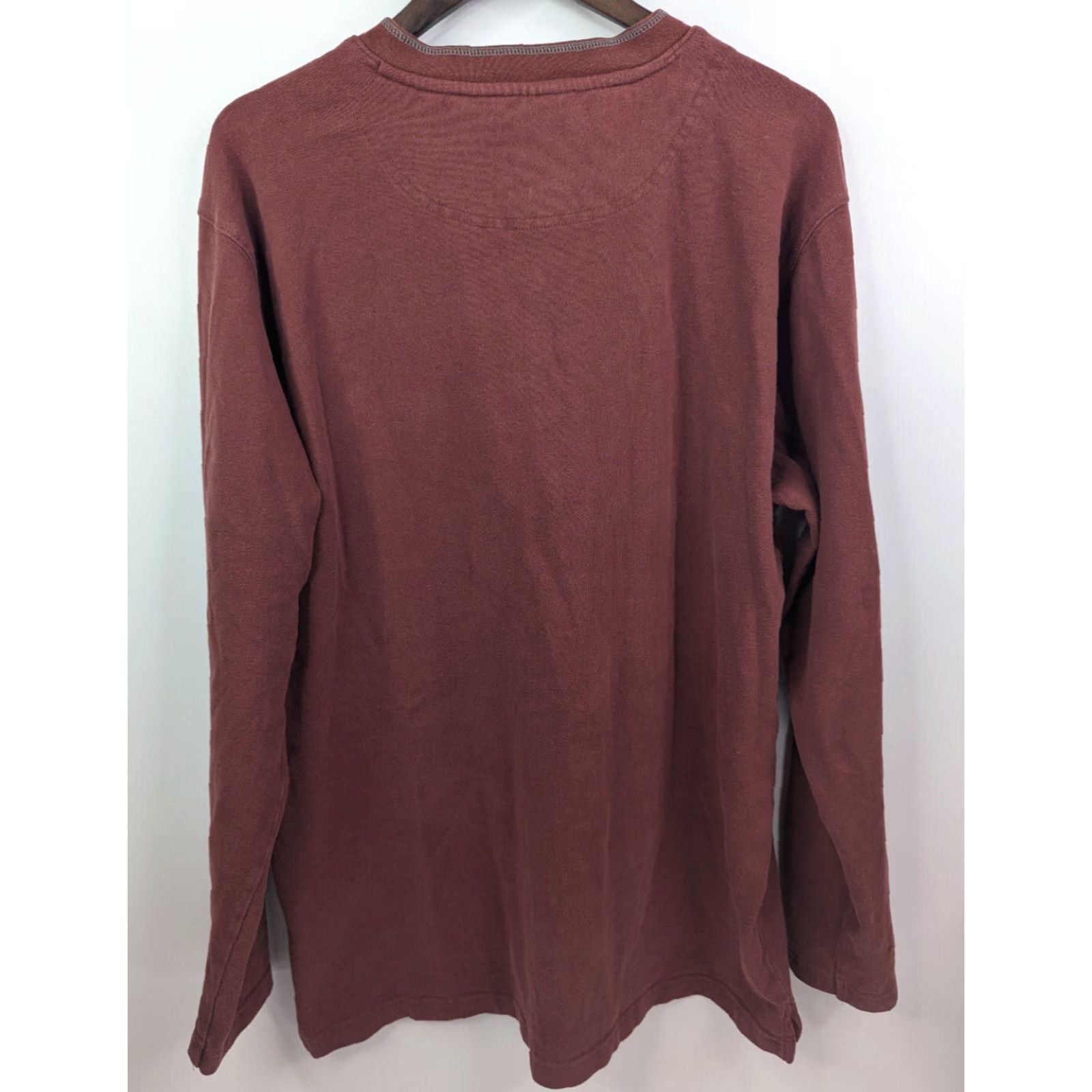 Vintage Columbia Sweatshirt Men XL Red-Brown Crew Neck Pullover Knit Long Sleeve Logo Classic All Seasons Autumn Winter Spring Summer Sportswear Men Size US XL / EU 56 / 4 - 3 Thumbnail