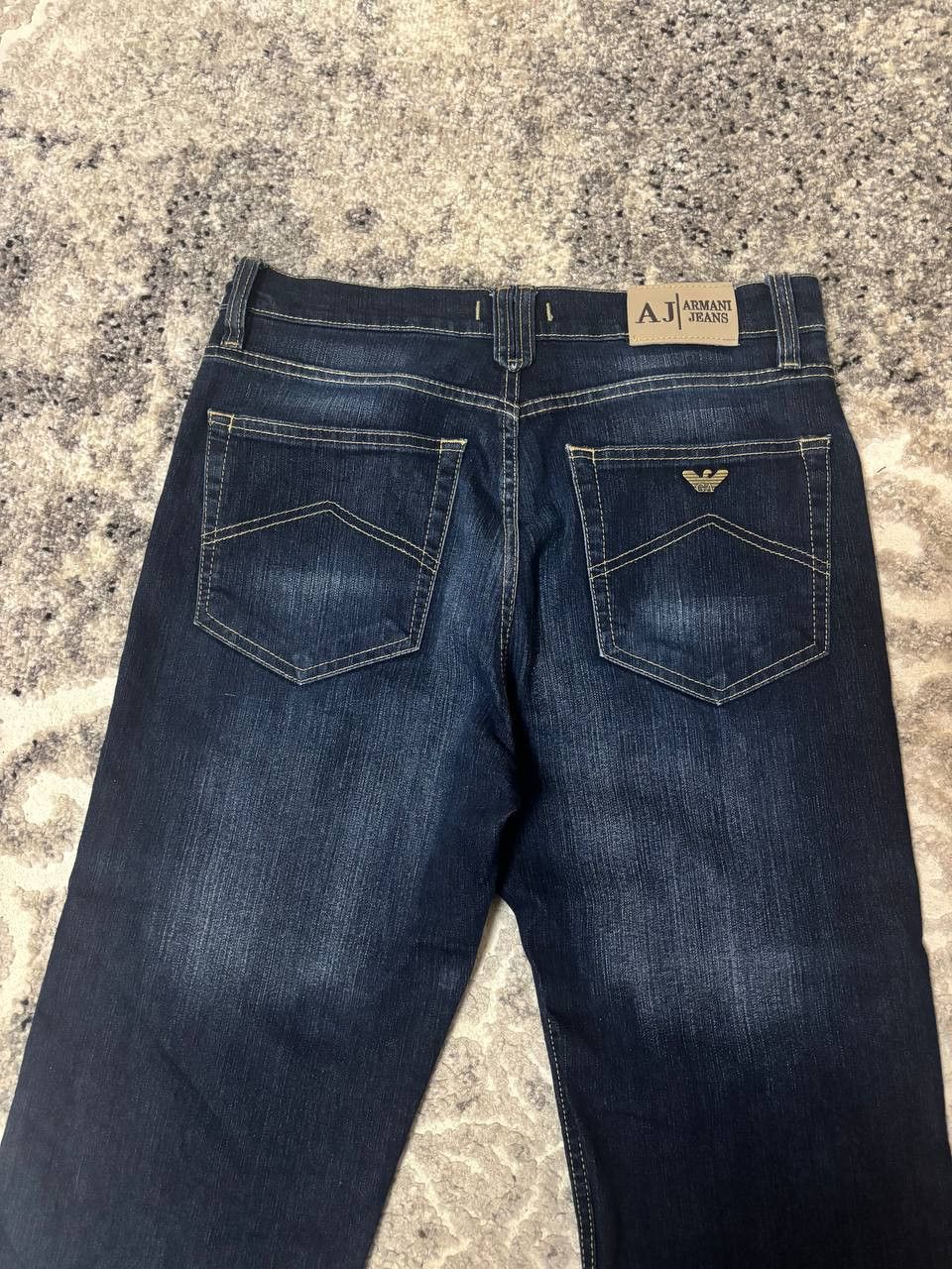 Armani Armani Jeans – Dark Wash Straight Fit Denim Size US 33 - 5 Thumbnail