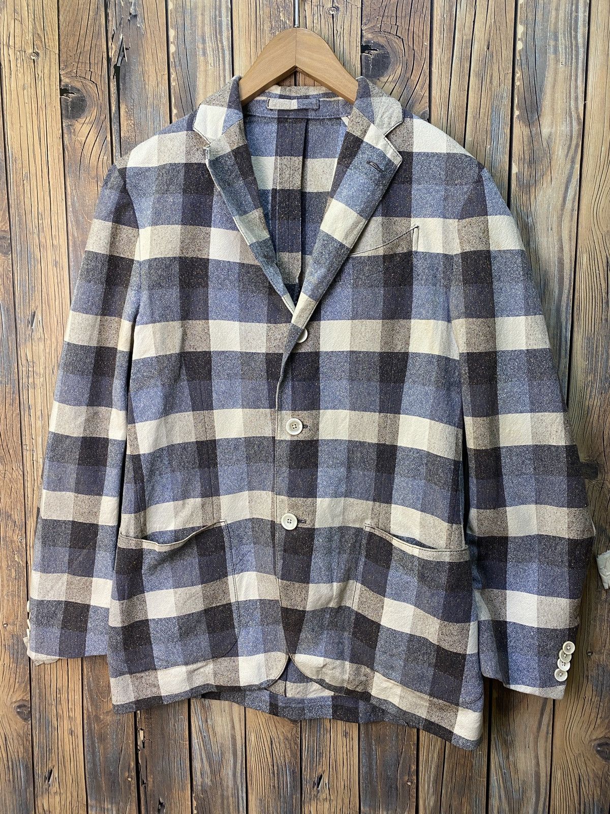 Designer × Lardini Lardini chekered jacket Size US M / EU 48-50 / 2 - 1 Thumbnail