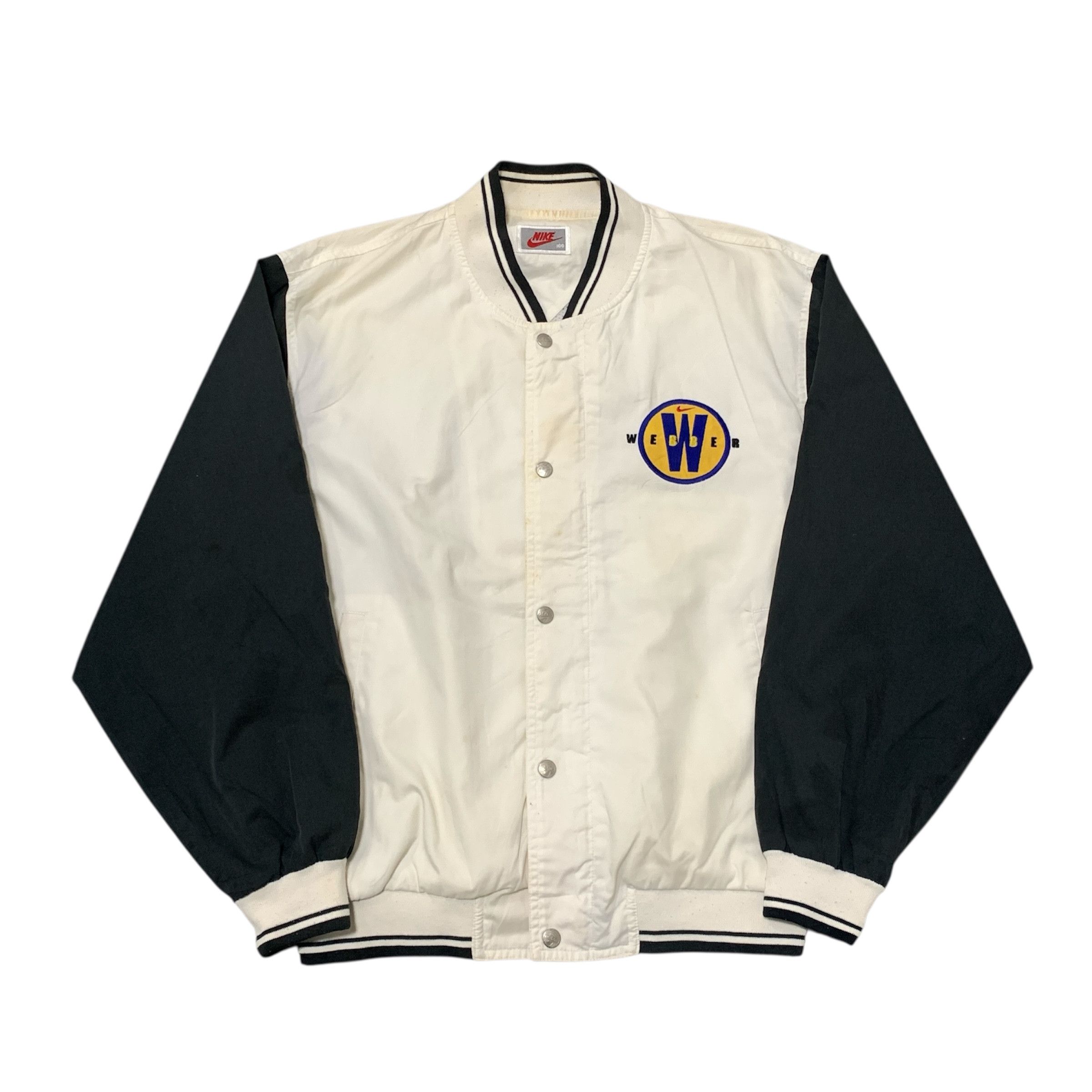Vintage Vintage Nike Chris Webber Lightweight Varsity Jacket Size US XL / EU 56 / 4 - 4 Thumbnail