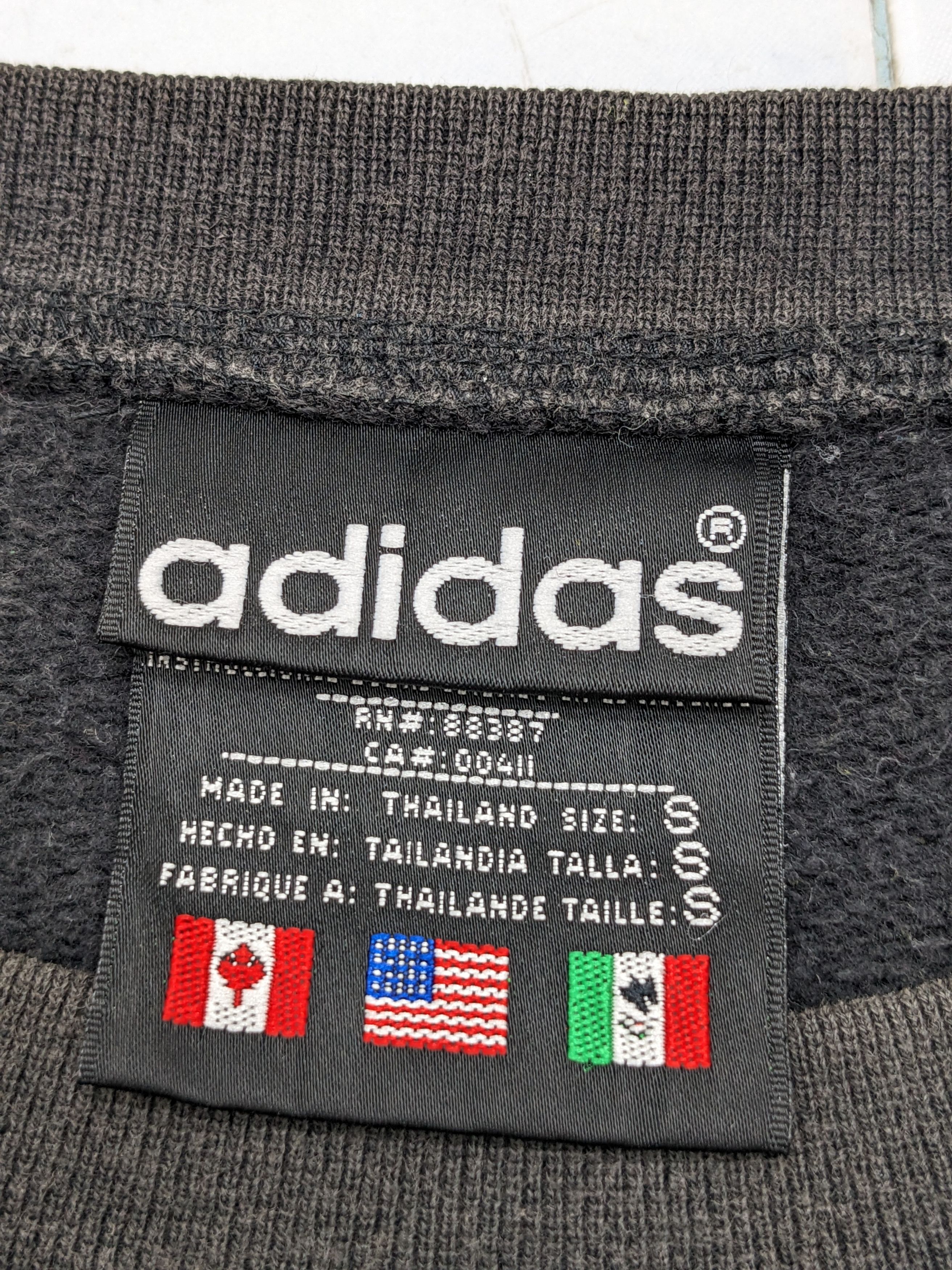 Adidas Vintage 90s Adidas Sweatshirt La Marque Aux 3 Bandes Size US S / EU 44-46 / 1 - 9 Thumbnail