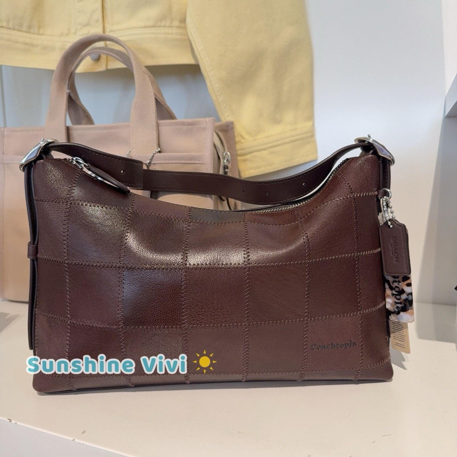 Coach NWT Coach Alter/Ego Slouchy Shoulder Bag Leather CFT99 Maple Size ONE SIZE - 1 Thumbnail