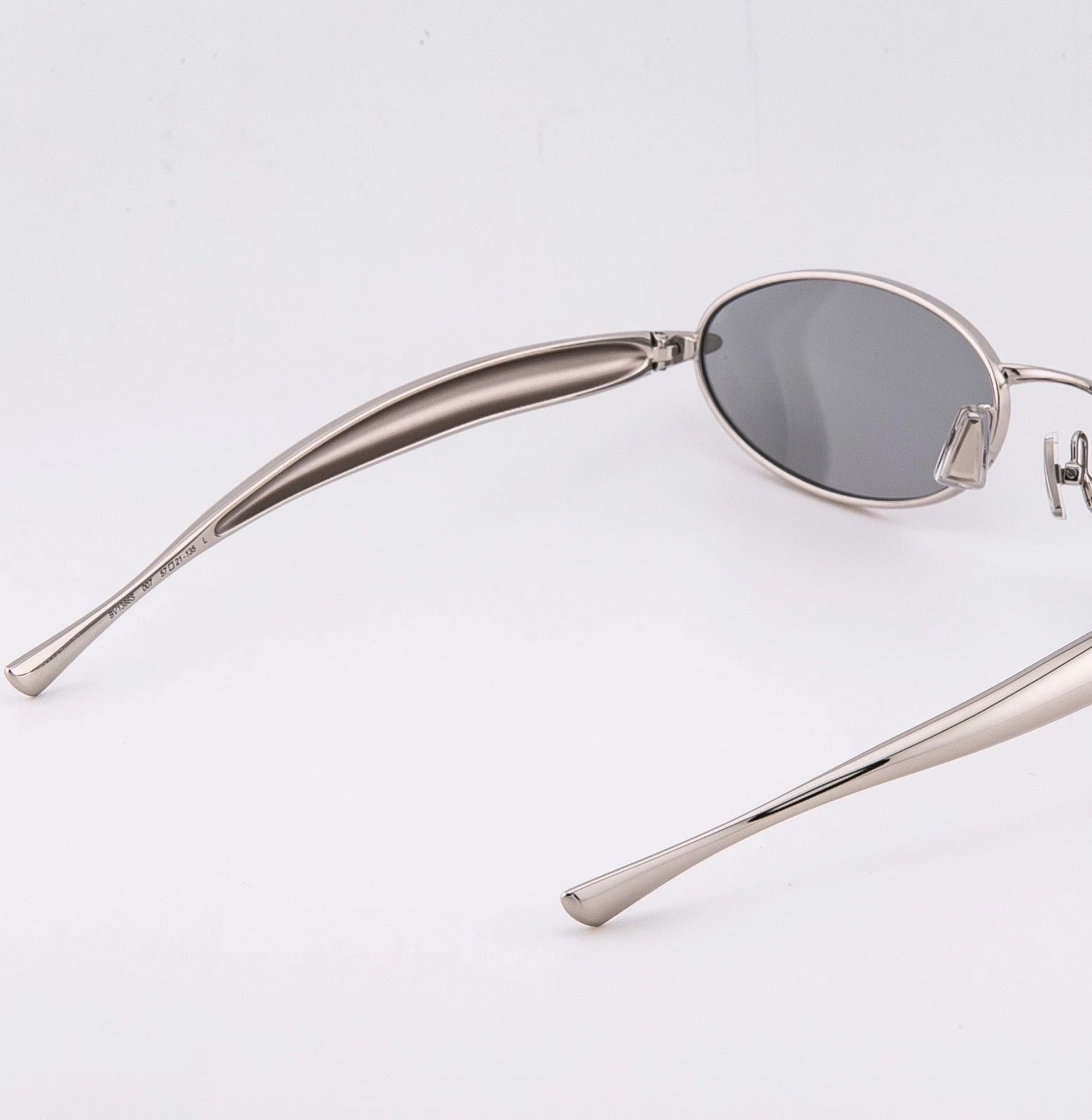 Bottega Veneta BOTTEGA VENETA 1386 SARDINE BV1386S Metal Silver Mirror 007 Size ONE SIZE - 2 Thumbnail