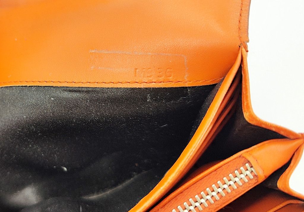Tod's TODS snake skin orange button wallet Size ONE SIZE - 3 Thumbnail