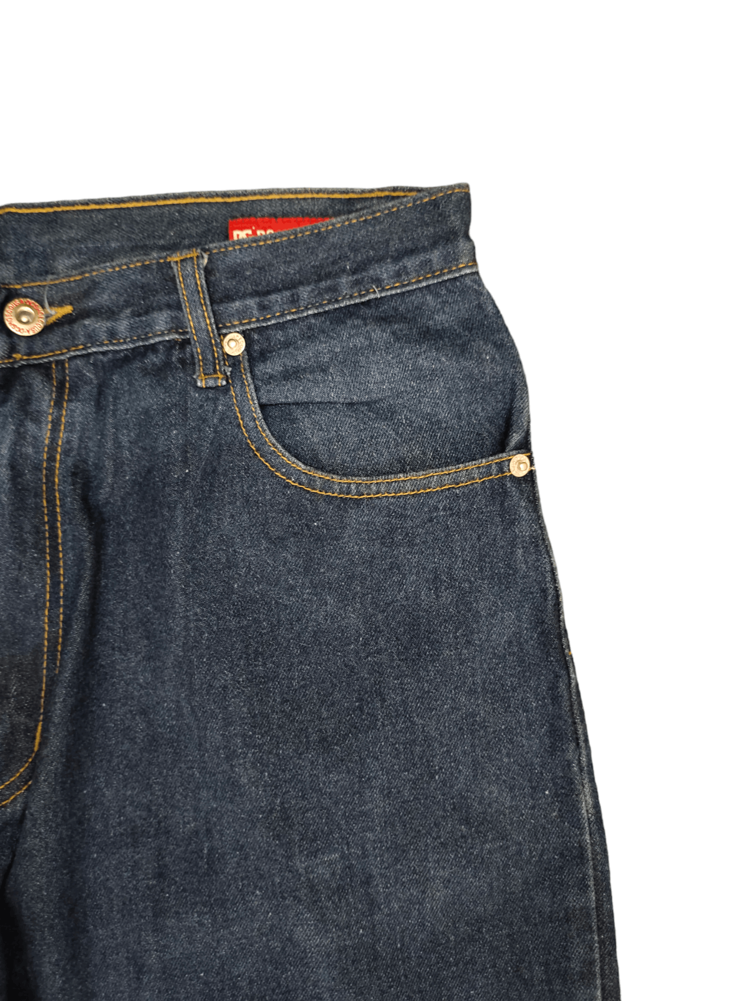 DC DC Embroidered Wide Leg Denim Y2k Jnco Baggy Jeans Size US 32 / EU 48 - 10 Thumbnail