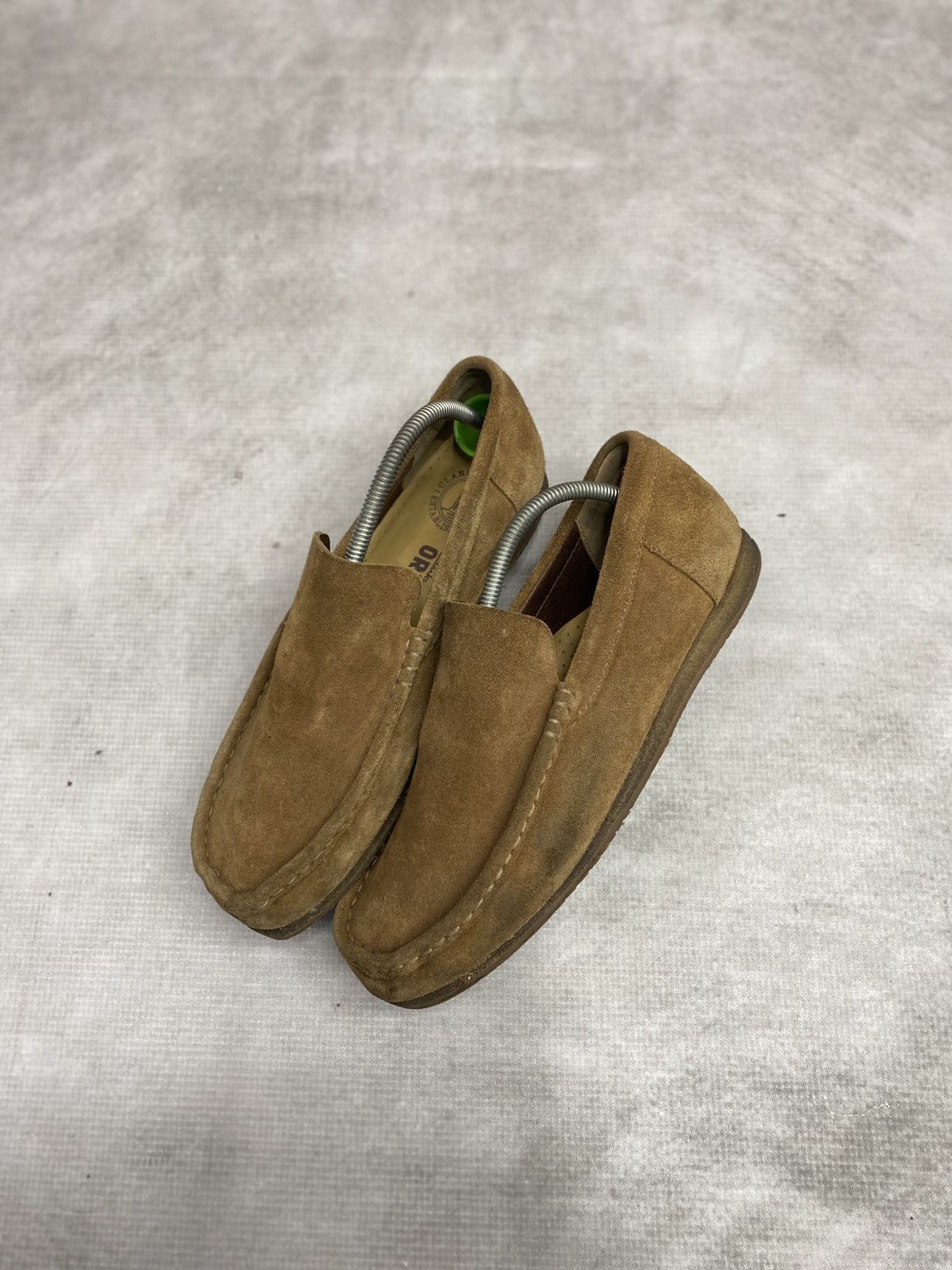 Clarks Clarks loafers suede low maple Size US 8 / EU 41 - 1 Thumbnail