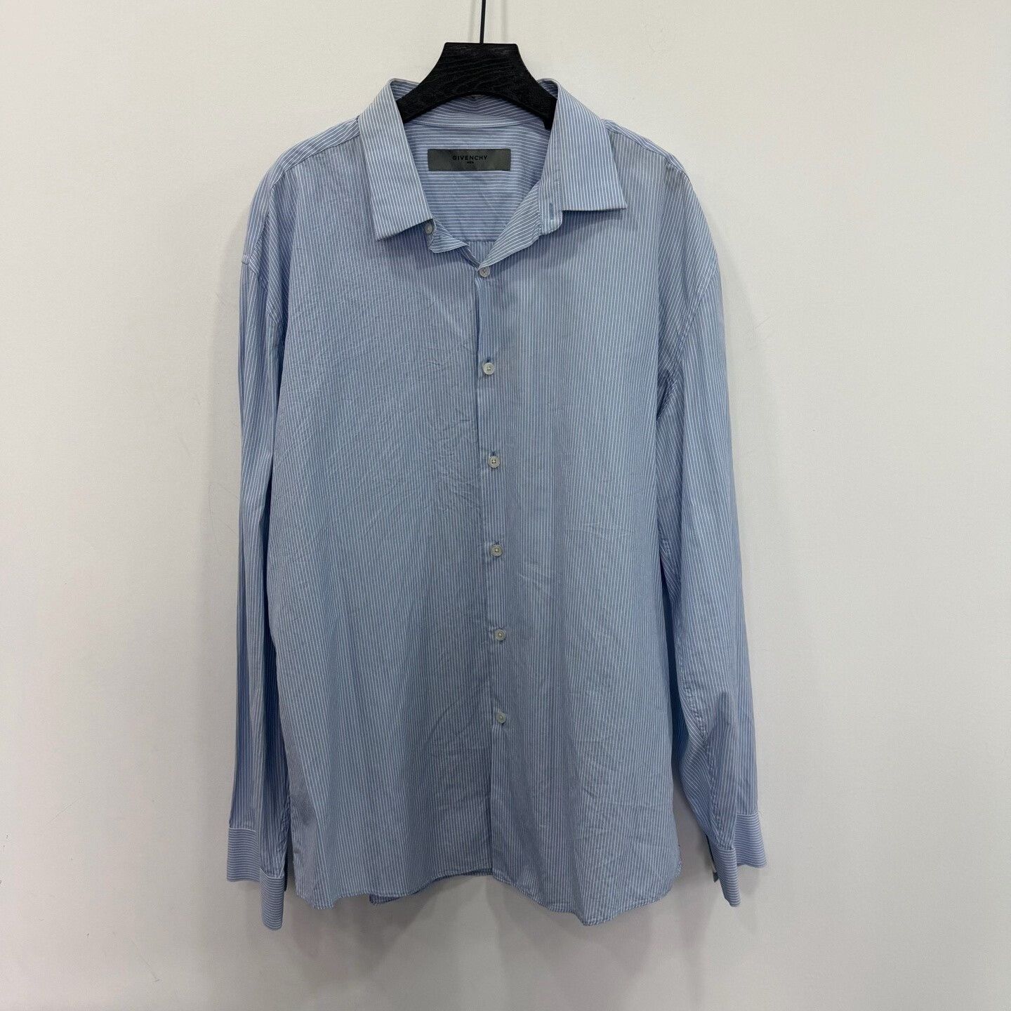 Givenchy Givenchy Striped Blue Shirt xl Men Size US XL / EU 56 / 4 - 1 Thumbnail