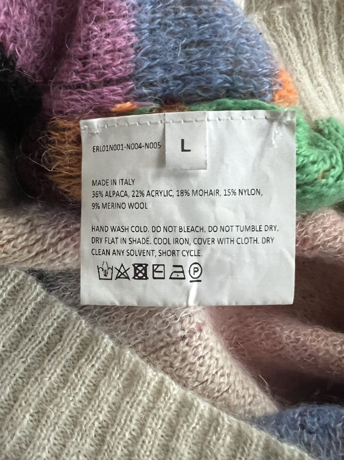 ERL ERL Reversible Multicolor Alpaca and Mohair Sweater Size US L / EU 52-54 / 3 - 5 Thumbnail