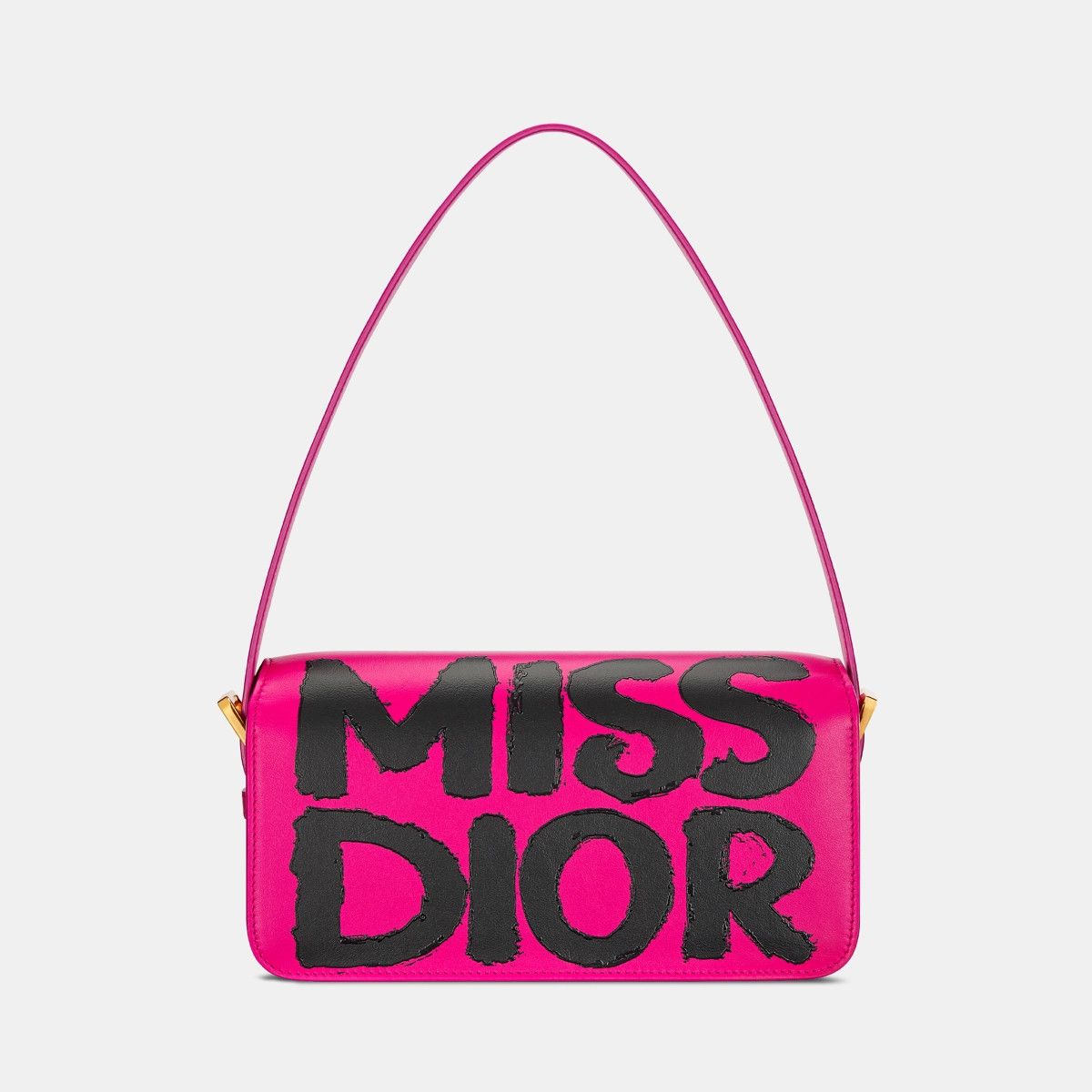 Dior o1bcso1str0226 Size:OS/Miss Dior Flap Bag in Pink/Black Size ONE SIZE - 5 Thumbnail