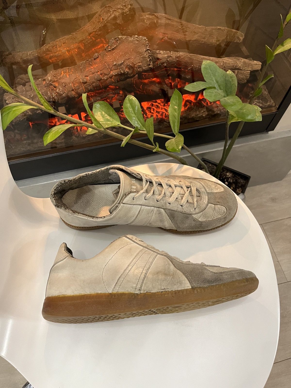 Vintage 🔥THRASHED BW SPORT GAT ARMY SNEAKERS MARGIELA REPLICA VIBE Size US 9.5 / EU 42-43 - 10 Thumbnail
