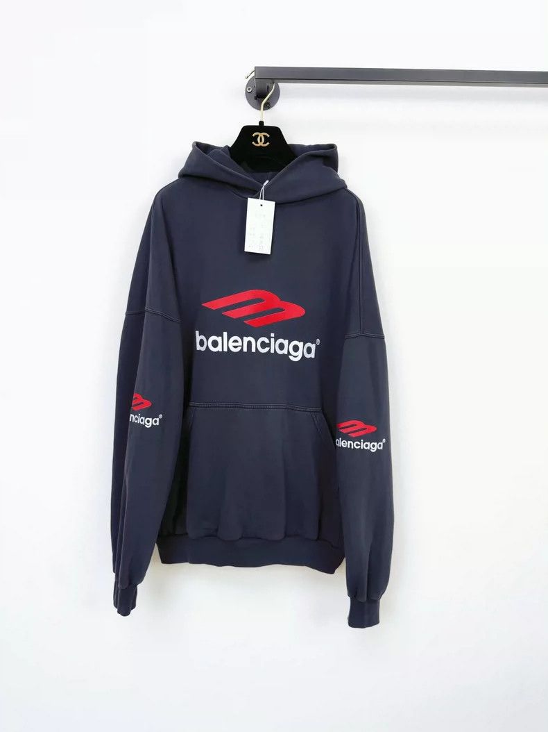 Balenciaga Balenciaga Hoodie Size L / US 10 / IT 46 - 1 Thumbnail