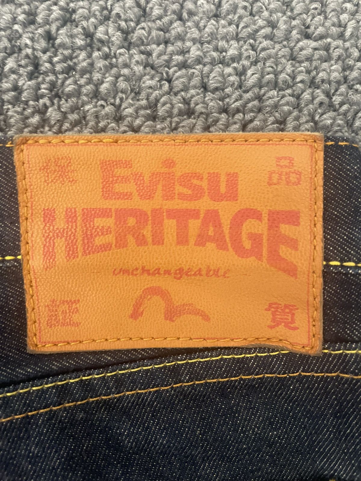Evisu × Vintage Evisu Red Paint Pants Size US 32 / EU 48 - 2 Thumbnail
