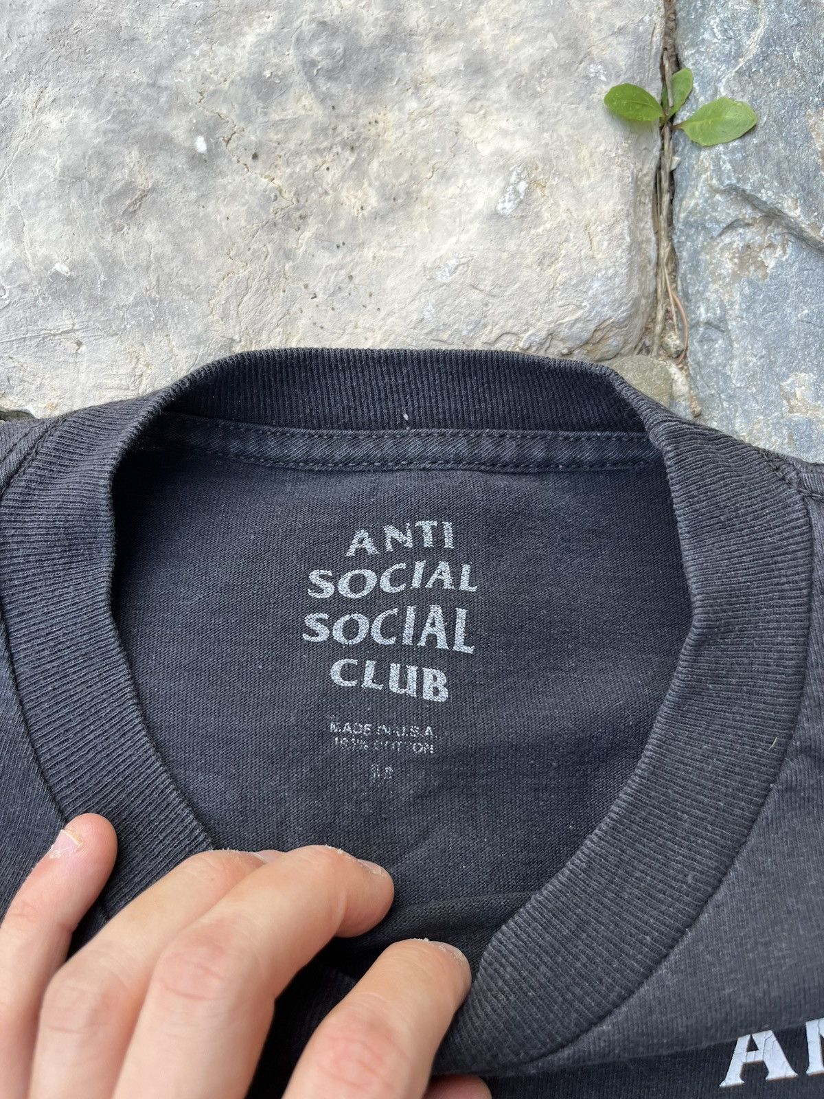 Anti Social Social Club × Vintage Vintage Anti Social Social Club ASSC distressed tee basic Size US M / EU 48-50 / 2 - 11 Thumbnail